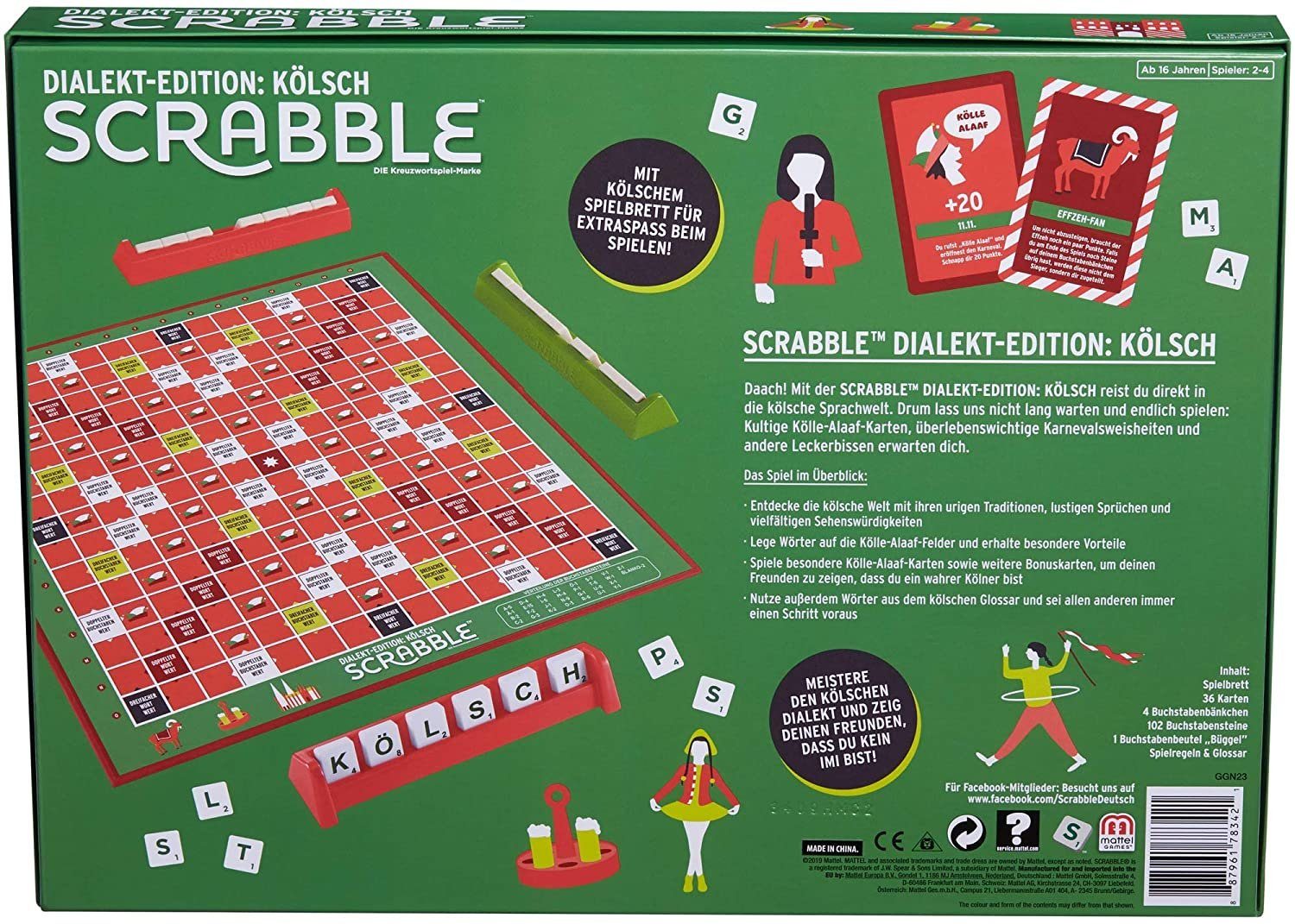 Scrabble Winning Brettspiel + Spiel, (Neuauflage) Monopoly Köln Kölsch Dialekt-Edition: Moves