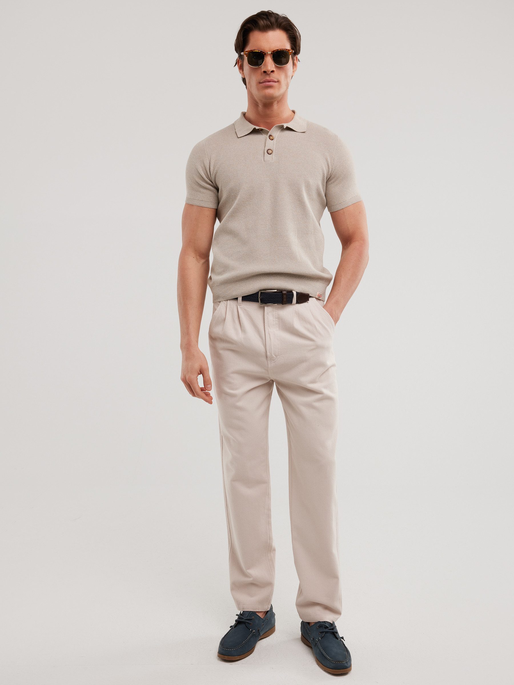 BIG STAR Poloshirt POLONEZZO beige günstig online kaufen