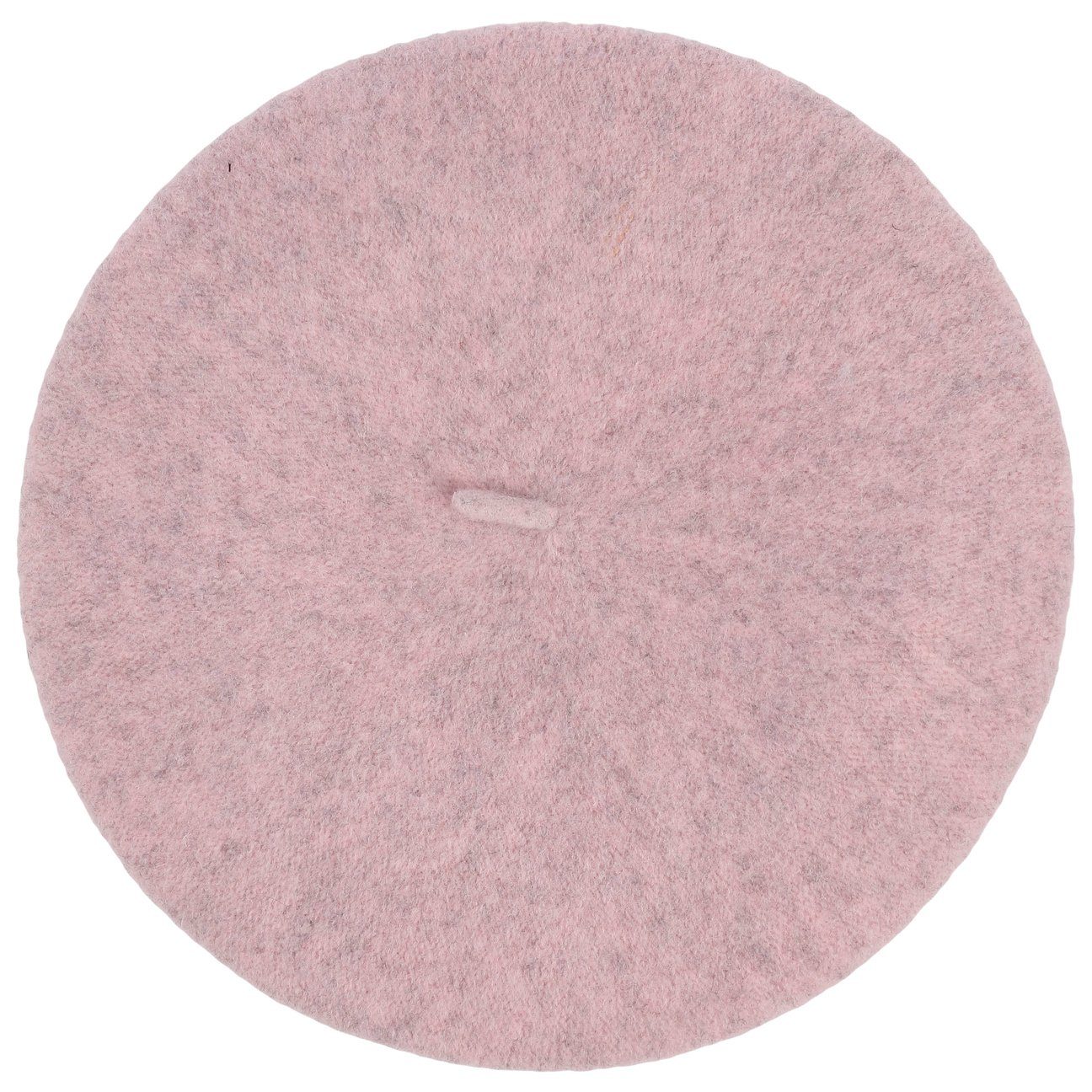 Seeberger Wollbaske (1-St) rosa-meliert Baskenmütze
