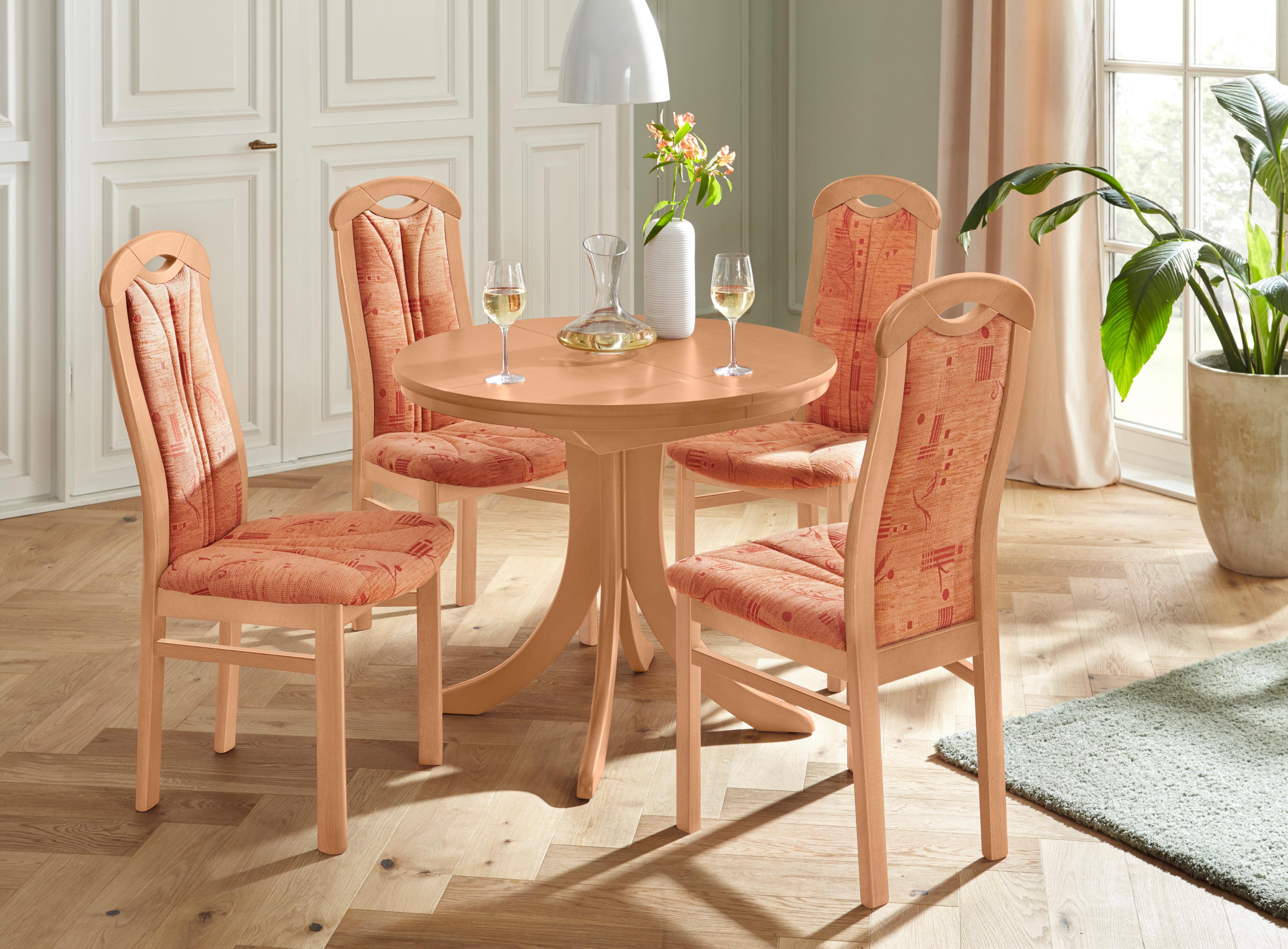 Home affaire 4-Fußstuhl ALEX, Stuhl,Armlehnstuhl, Stuhl, Armlehnstuhl, Ausf günstig online kaufen