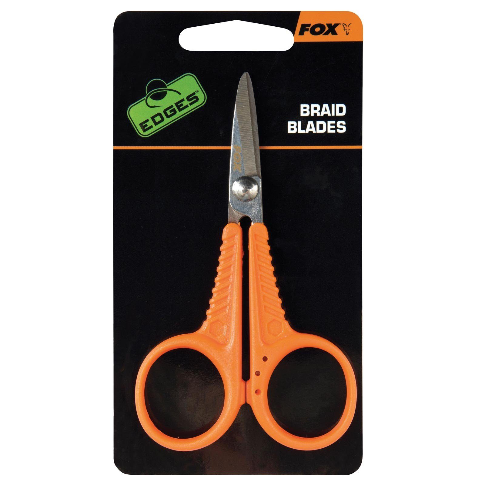 Fox Angelschnur, Fox Edges Micro Scissors Braid Blade Orange Angelschnur Schere