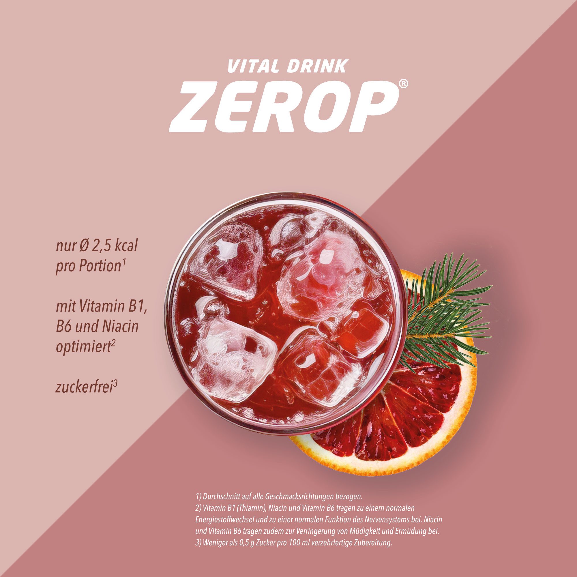 Best Body Nutrition Vital Drink Zerop Bundle - Winter Punsch - mit Becher & Dosierpumpe Sirup