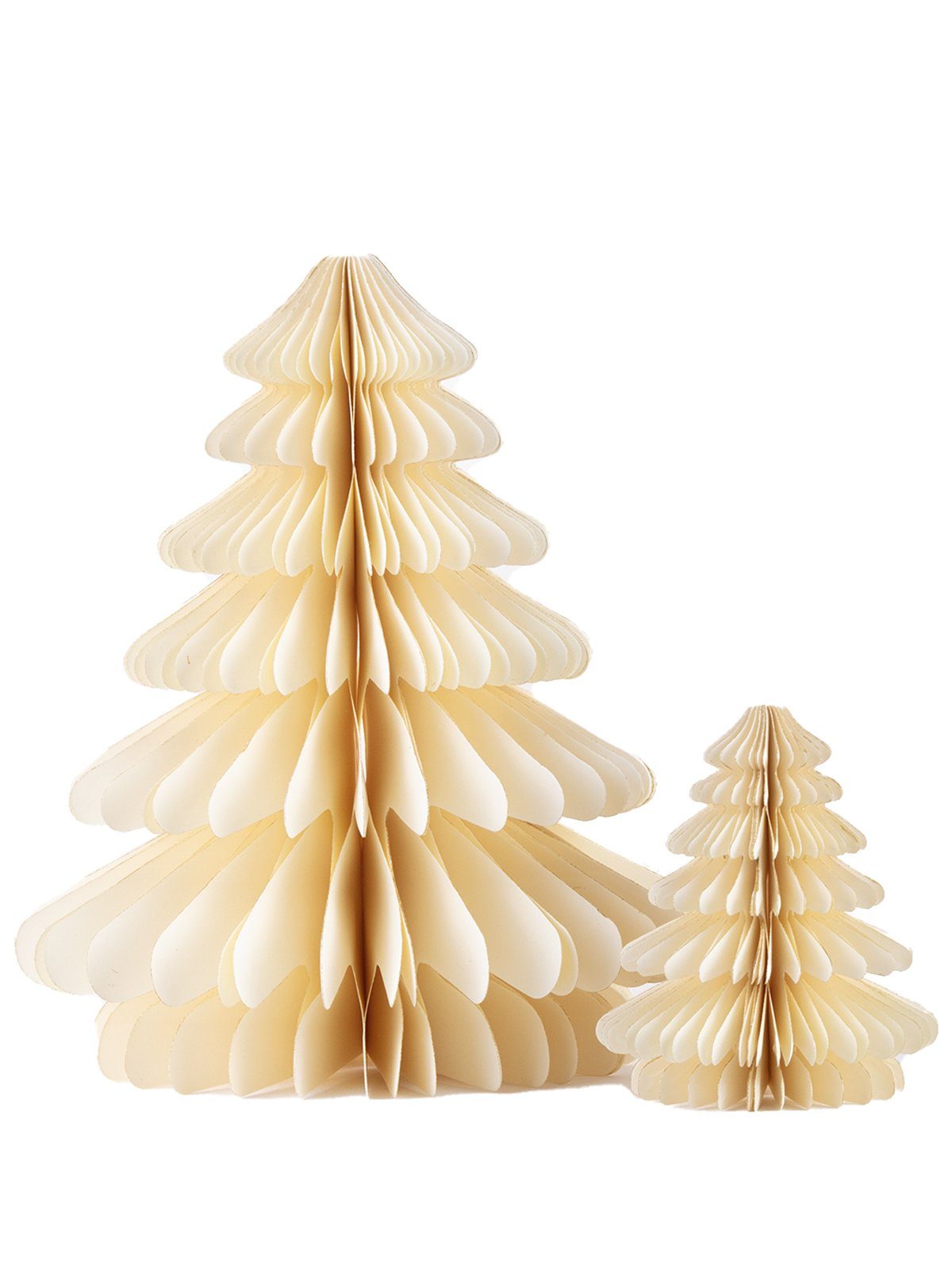 coopz Weihnachtsbaumkugel Papier Tanne Aufsteller rund groß
