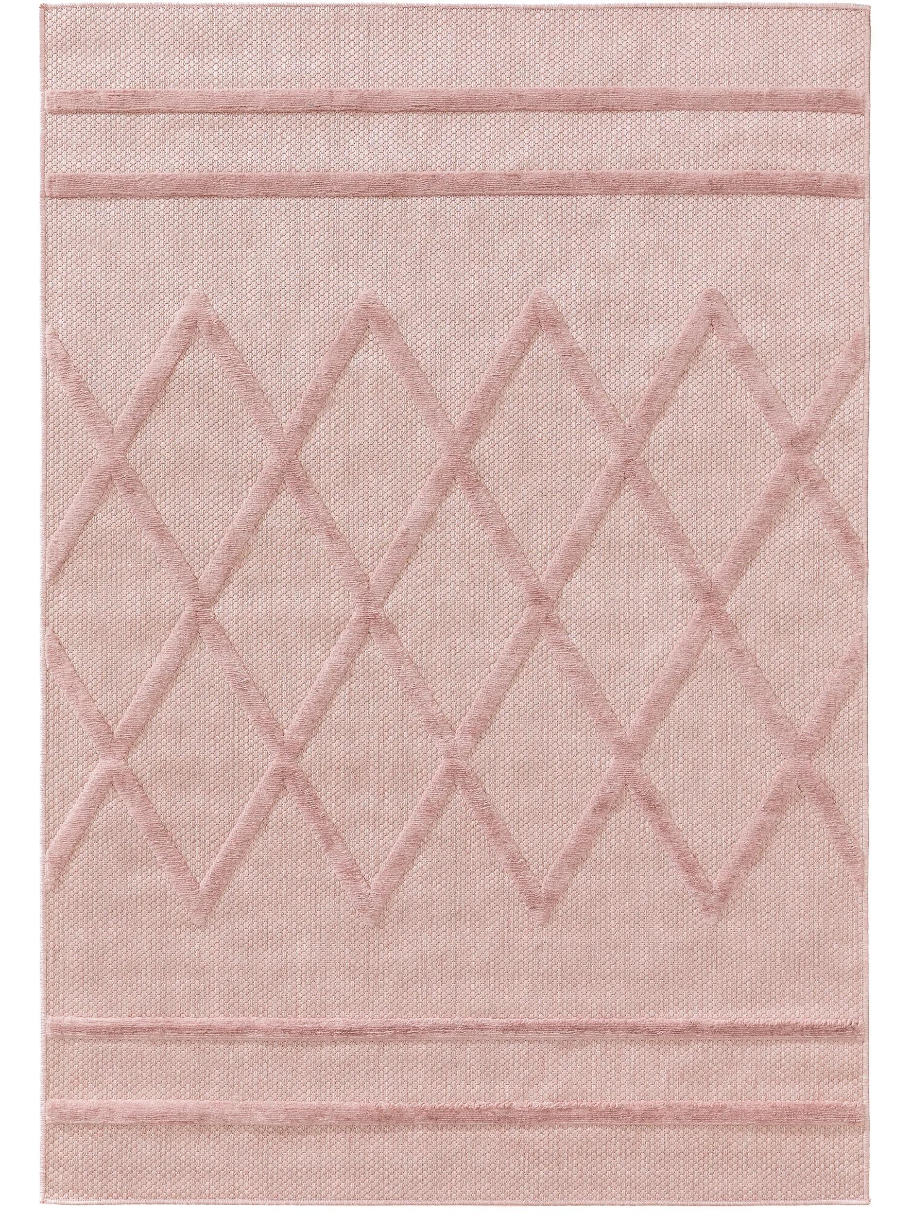 benuta Outdoorteppich Bonte, rechteckig, Höhe: 5 mm, Teppich Wohnzimmer, Schlafzimmer, Esszimmer, Flur, Kunstfaser, Cozy