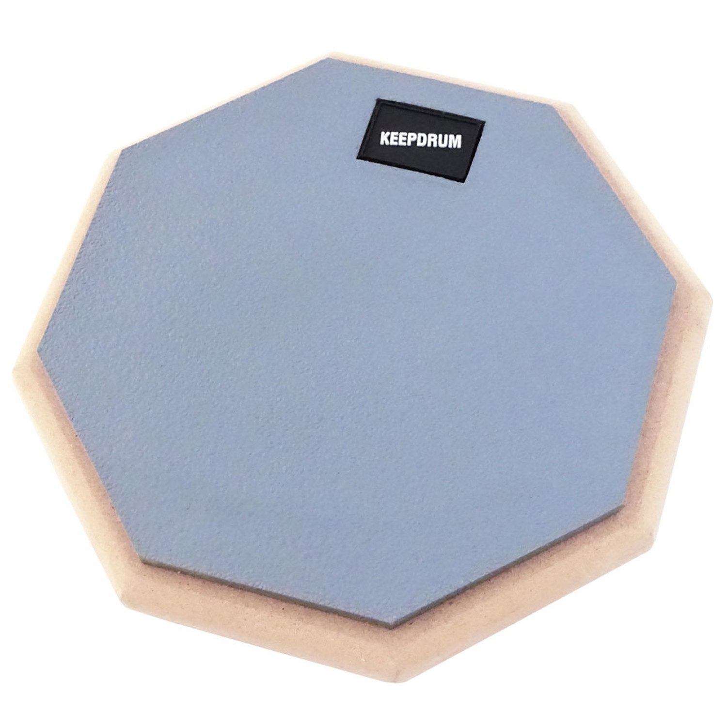 keepdrum Schlagzeug keepdrum DP-GY8 Drum Practice Pad Grau 8 Zoll,Gummierte Spielfläche, Realistisches Spielgefühl