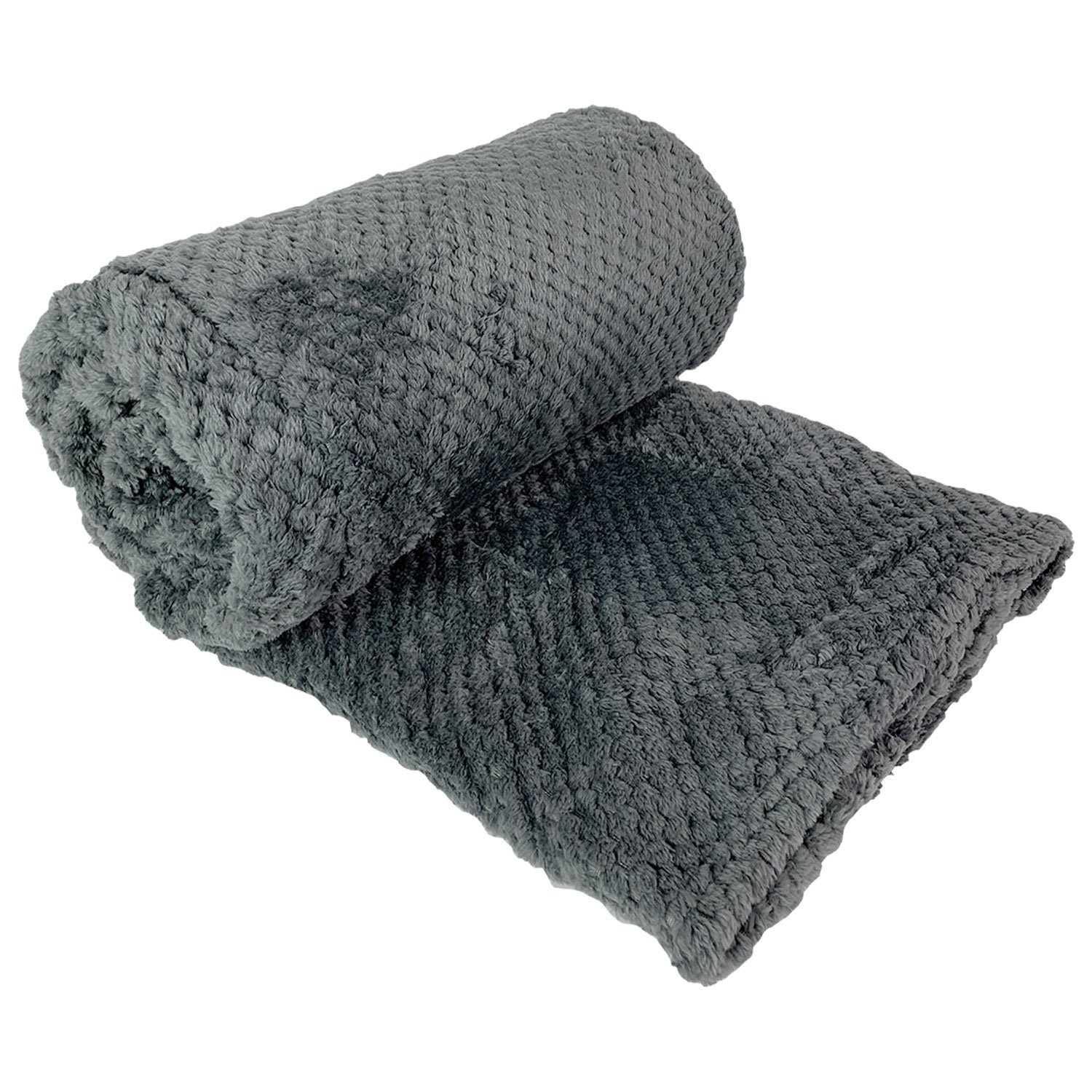 Wohndecke Jacquard Flanell-Decke Wohndecke Kuscheldecke 155x200cm günstig online kaufen