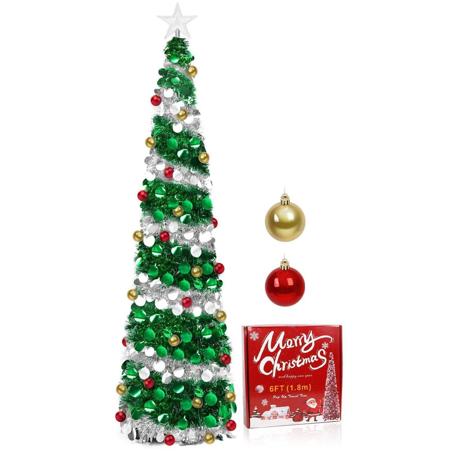 LuxusKollektion Künstlicher Weihnachtsbaum Weihnachtsbaum 180cm Grün Silber