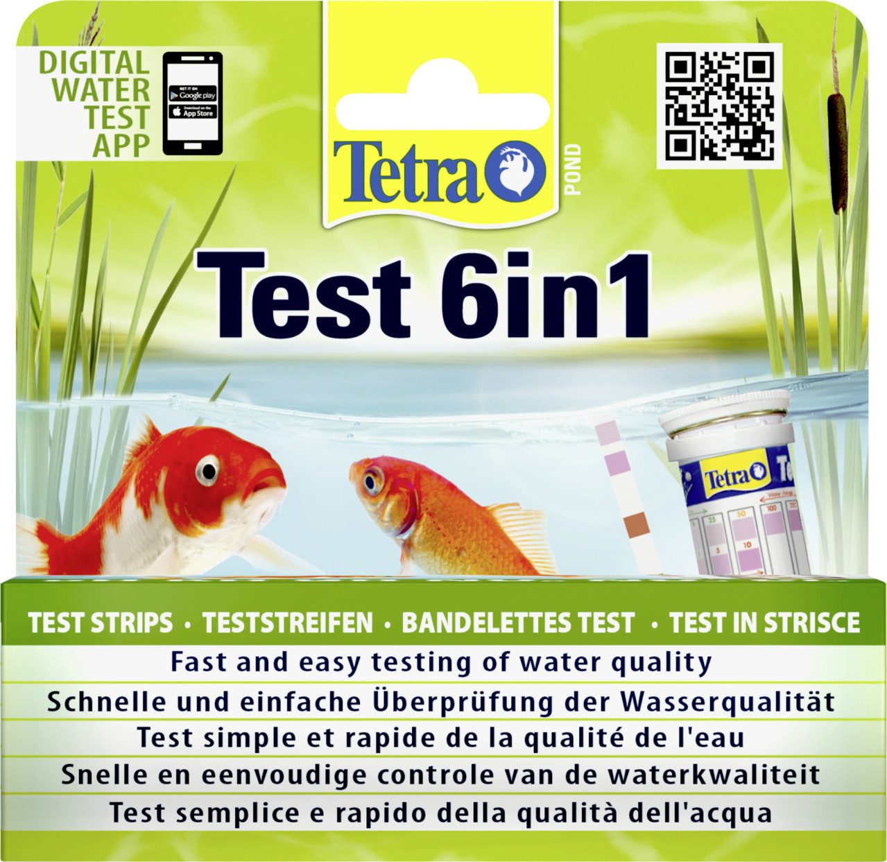 Tetra Teichpflege Tetra Wasserschnelltest Pond 6 in 1 für