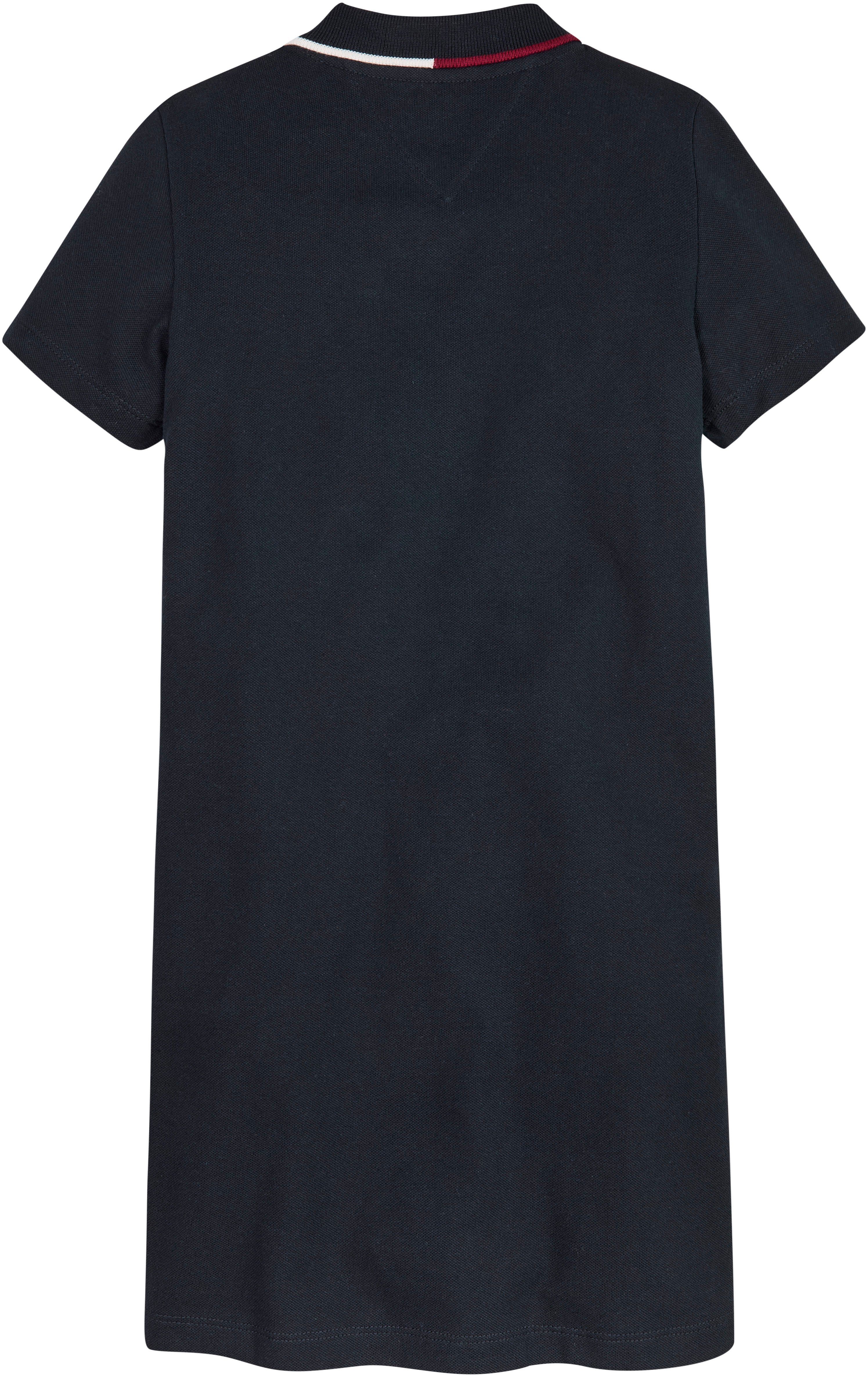 Tommy Hilfiger Global-Stripe POLO STRIPE GLOBAL Polokleid Polokragen DRESS am mit S/S