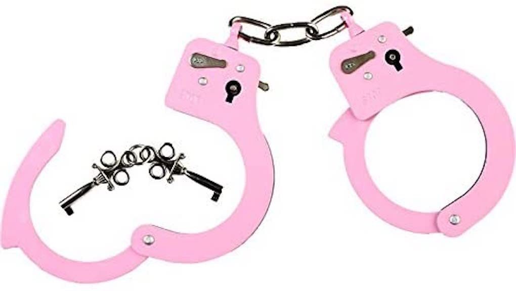 Schrödel Spiel Schrödel Kinder Handschellen (pink, mit 2 Schlüsseln)