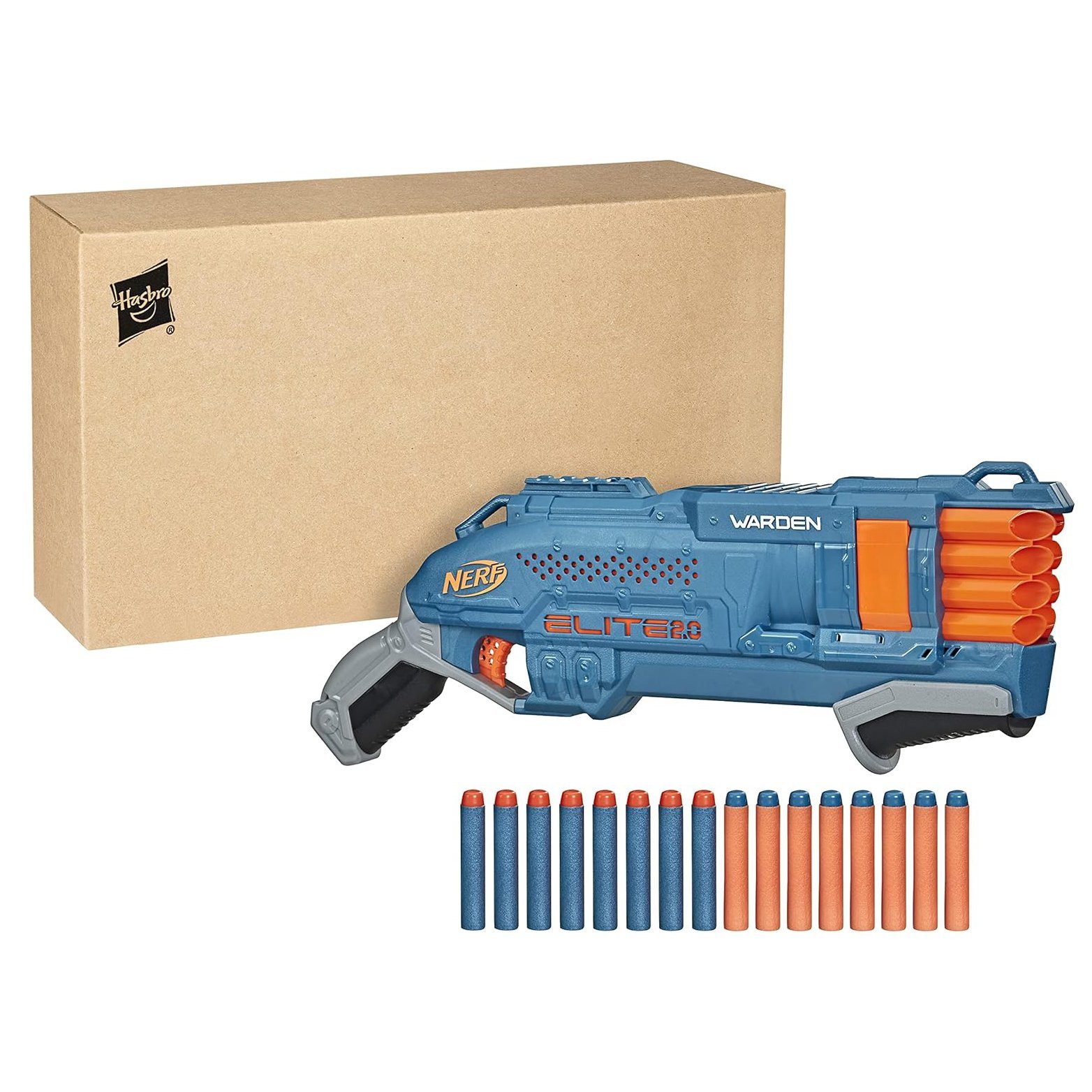 Hasbro Blaster Nerf Elite 2.0 Warden DB-8 FFP-Box, Nerf Elite 2.0 Warden DB-8 FFP-Box