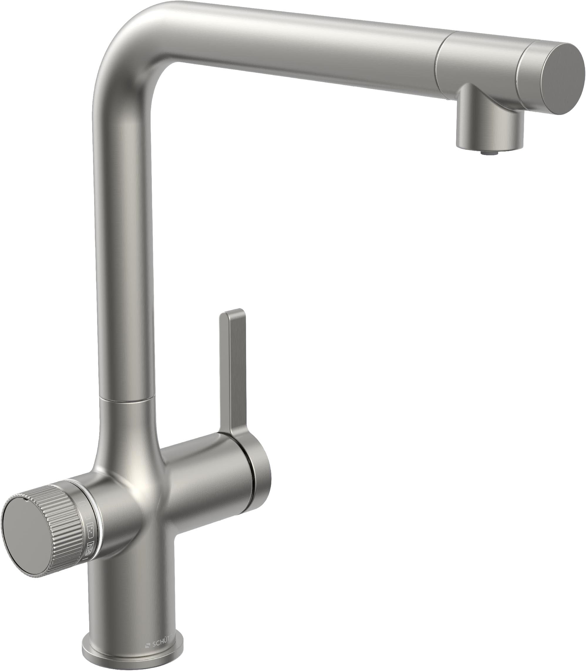 Schütte Küchenarmatur "AQUADUCT" Sprudelwasser-Spültischarmatur mit Kühlsystem, Filter, Filterkopf und handelsüblicher CO2-Kartusche
