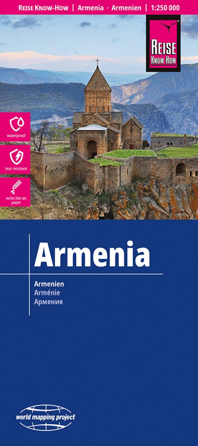 Reise Know-How Landkarte Armenien / Armenia (1:250.000) / diverse
