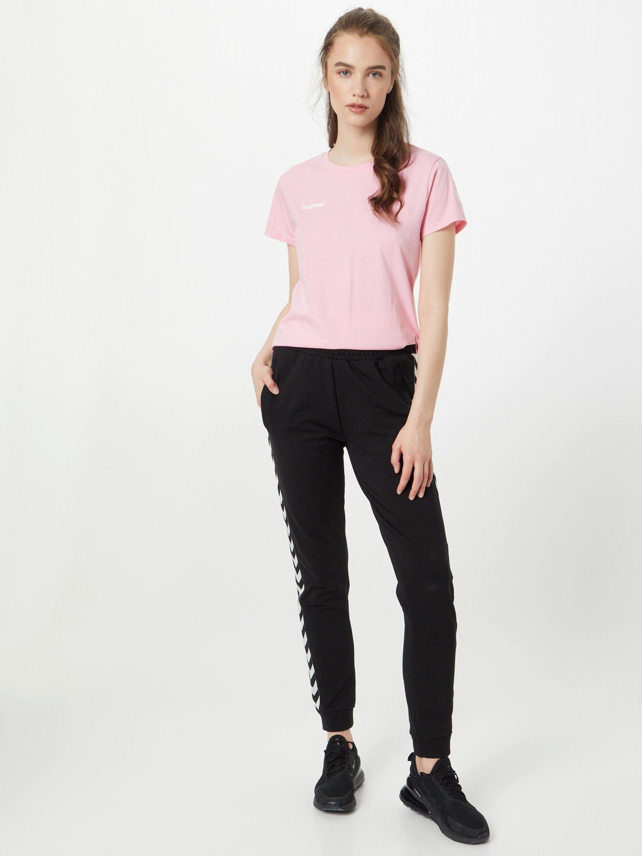 Funktionsshirt hummel Plain/ohne (1-tlg) Details rosa