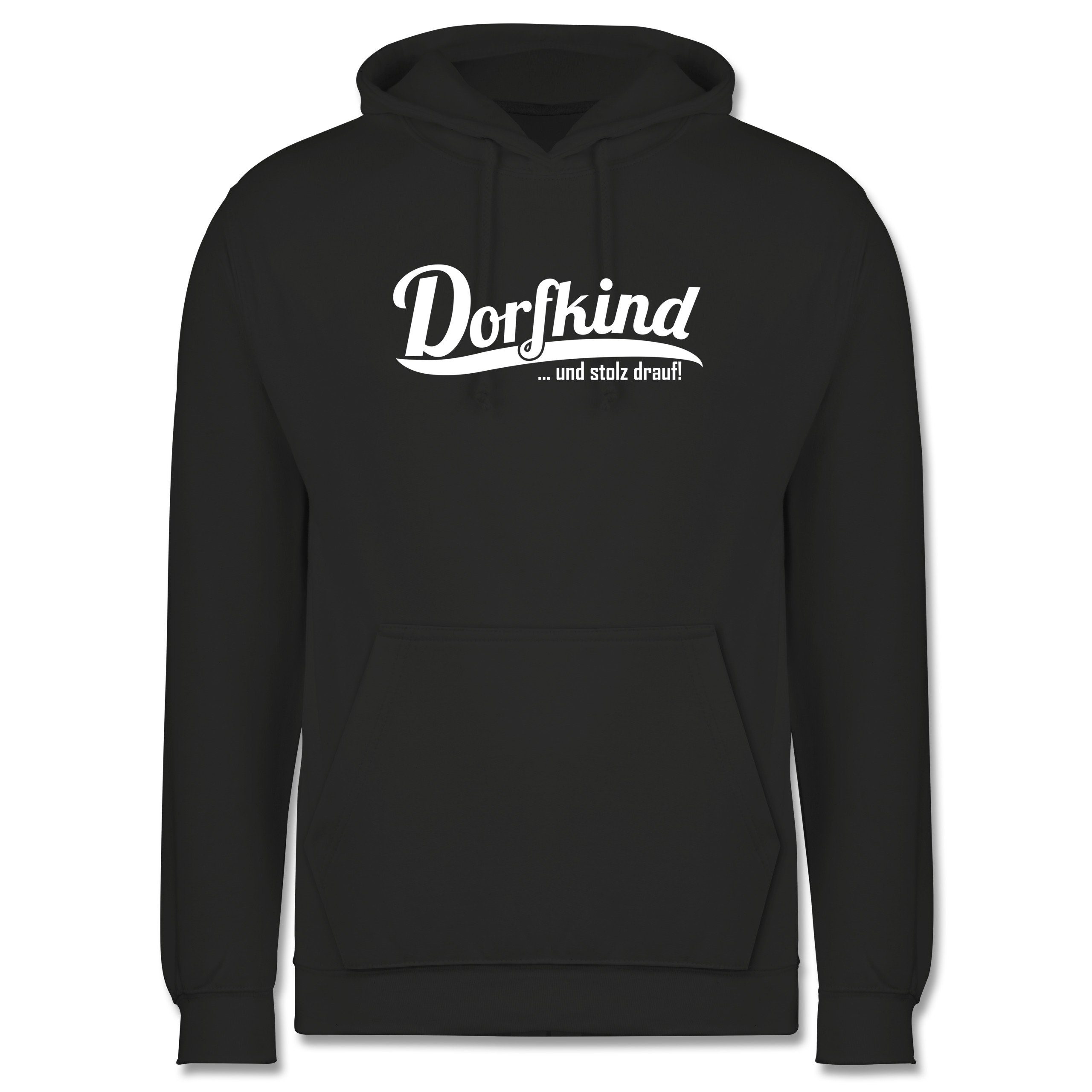Shirtracer Hoodie »Dorfkind und stolz drauf Weiss Männer Premium