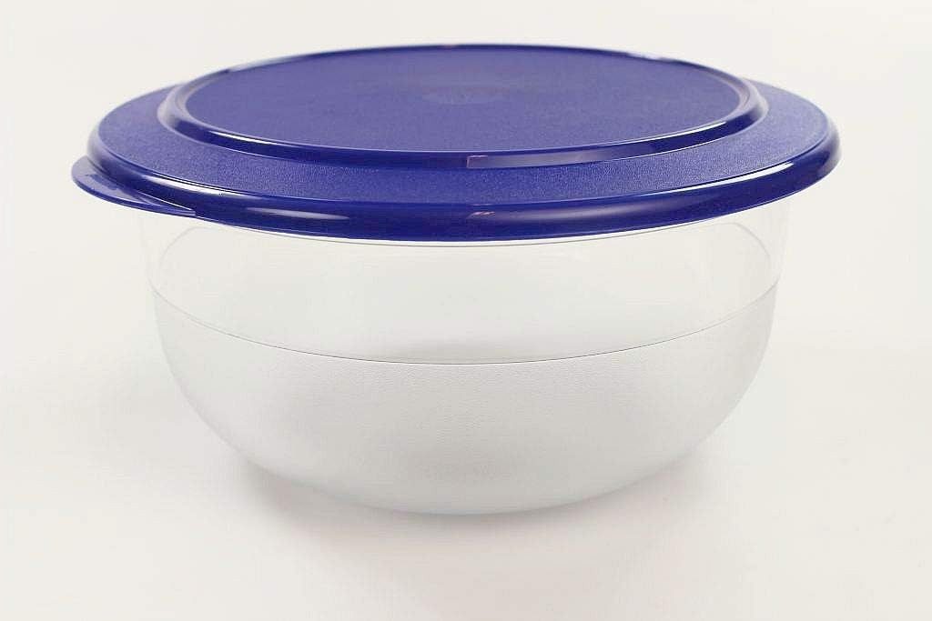 TUPPERWARE Vorratsdose Tupperware Tafelperle 2,1L mit blauen Deckel ...