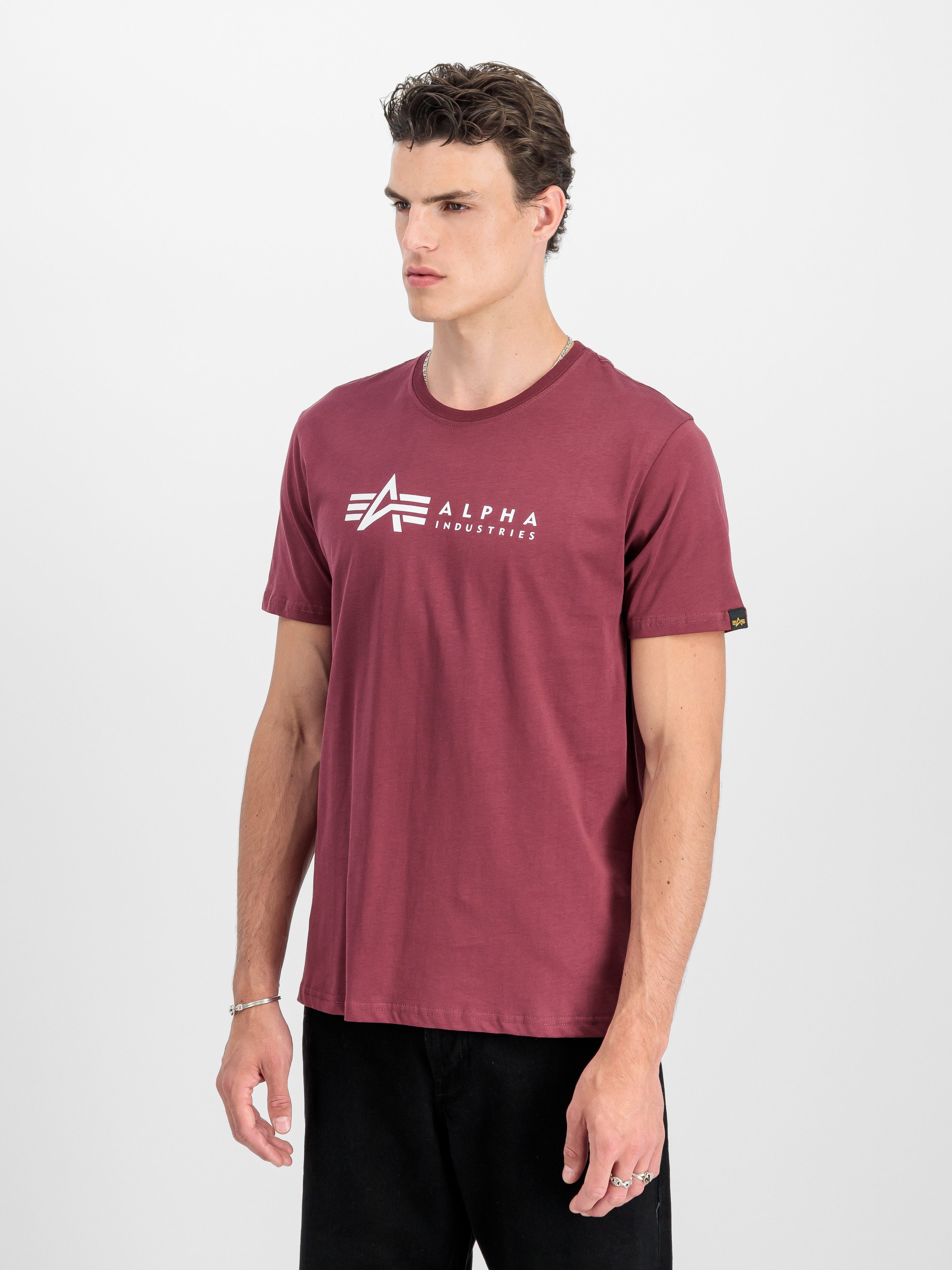 Alpha Industries Rundhalsshirt Label T 2 Pack (Packung, 2-tlg., 2er-Pack) günstig online kaufen