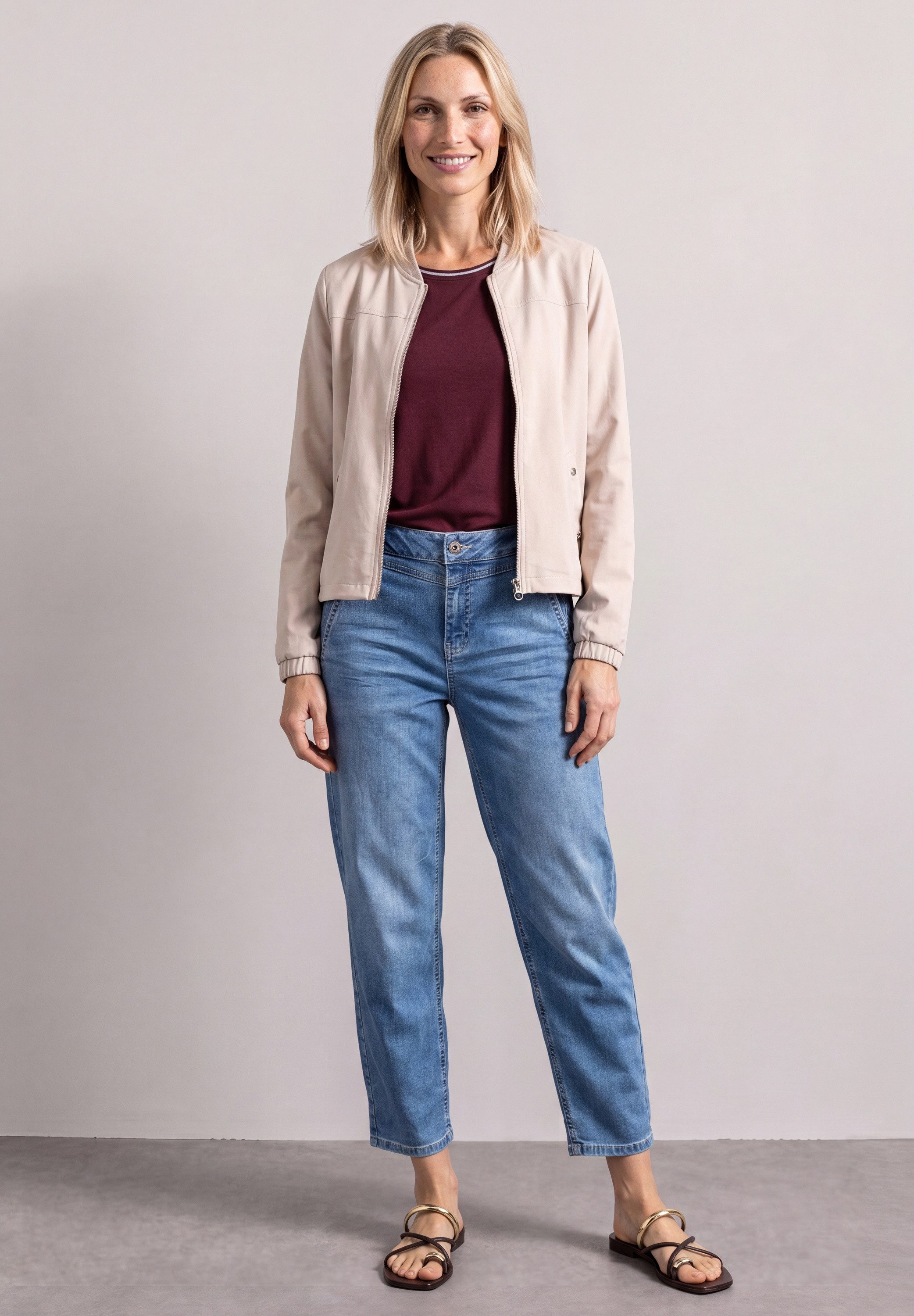 STREET ONE Kurzjacke im soften Baumwoll-Mix