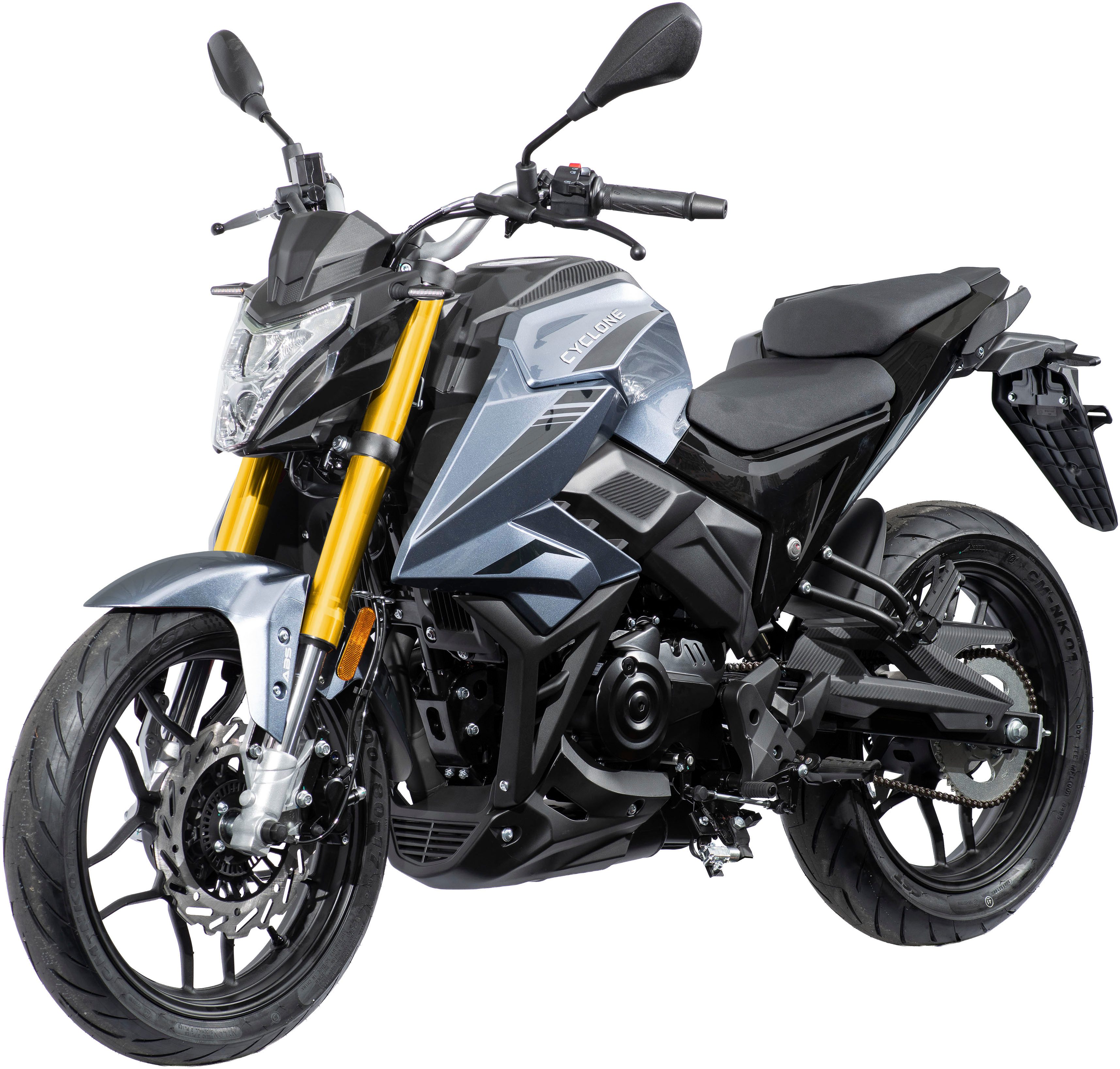 Cyclone Motorrad Batllo5, 125, E5+, Naked, 124 ccm, 95 km/h, Euro 5+, 11 kW, 15 PS, ABS, 125er Naked, digitales Cockpit