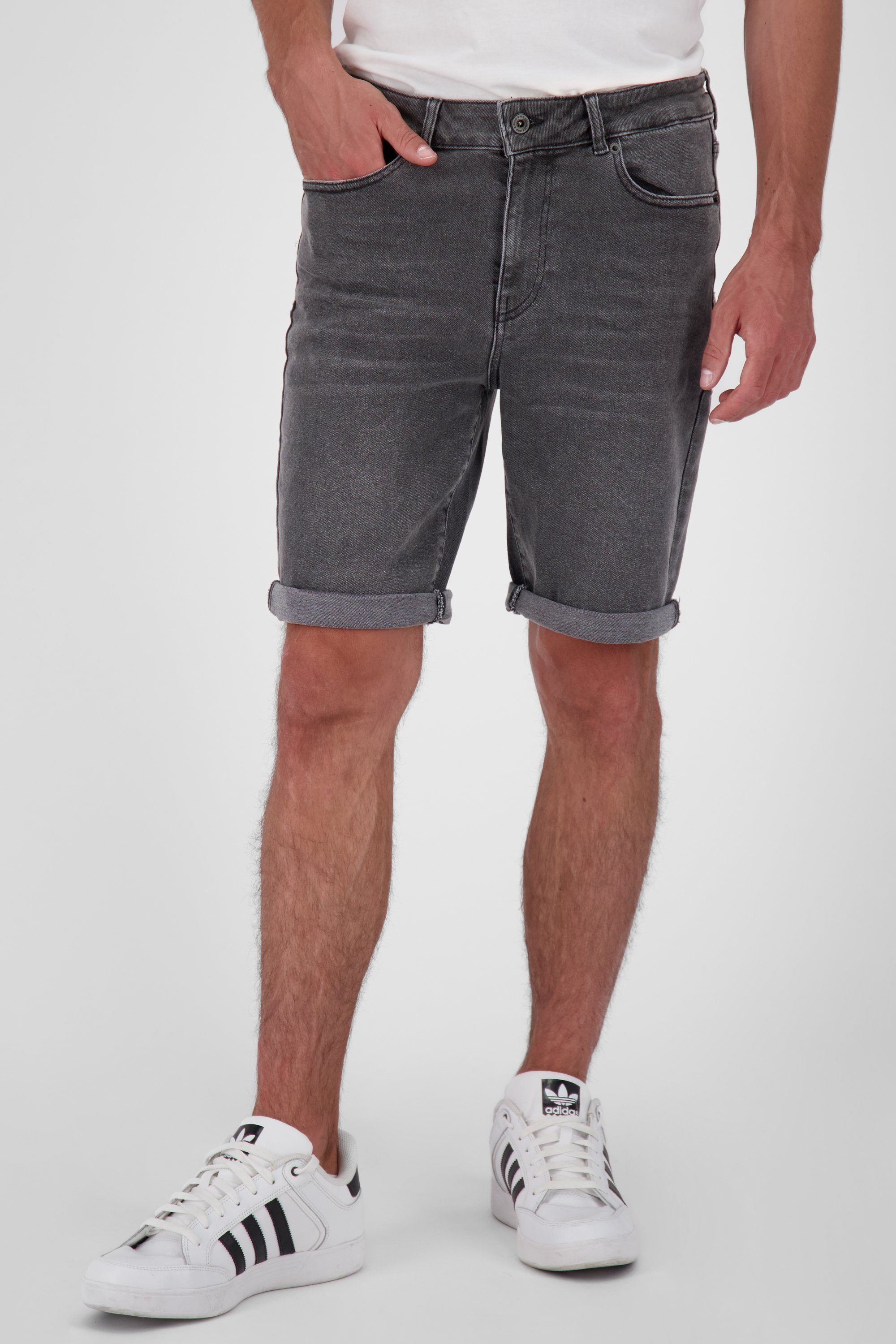 DNM Alife Kickin denim & A MorganAK washed Herren Hose steal Shorts Jeansshorts, kurze heavy Shorts