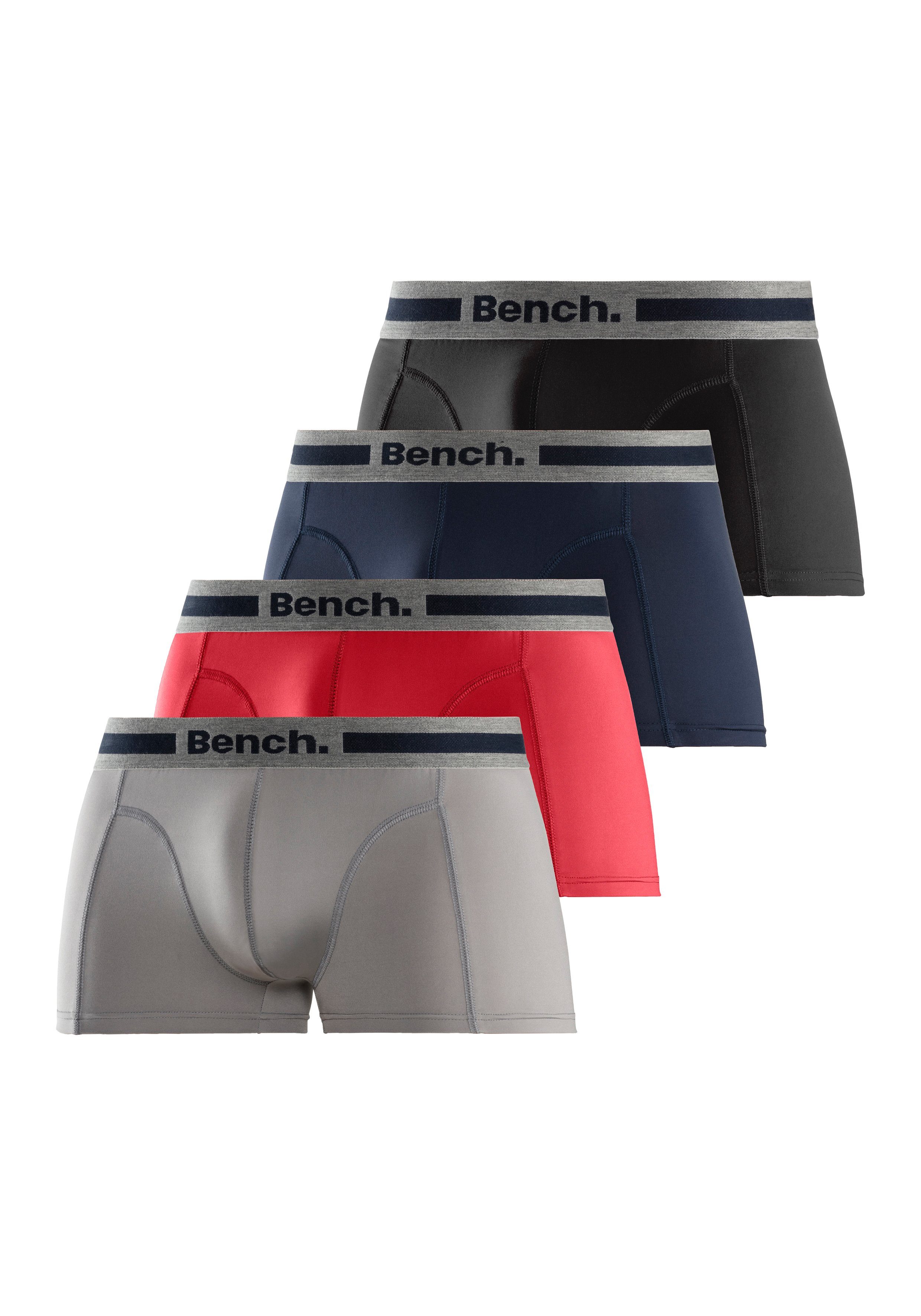 Bench. Funktionsboxer Boxershorts für Herren (Packung, 4-St) Unterhosen aus Microfaser – Bild 2 von 5