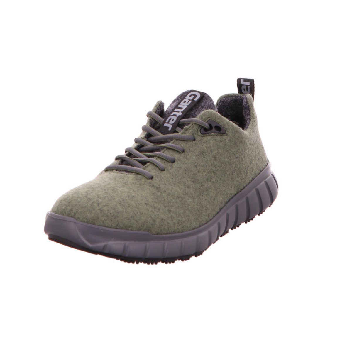 Freizeit Schnürer für Damen in grün Schnürschuh