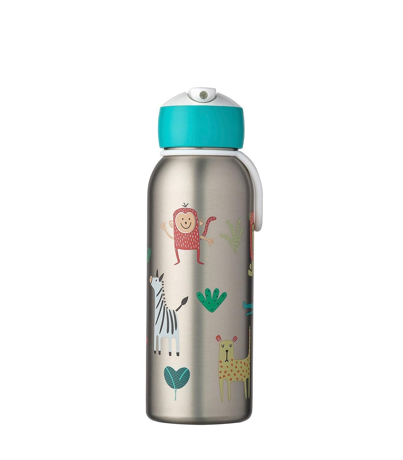 Mepal Thermoflasche CAMPUS, Grau, Ø 6,5 cm, Edelstahl, 350 ml