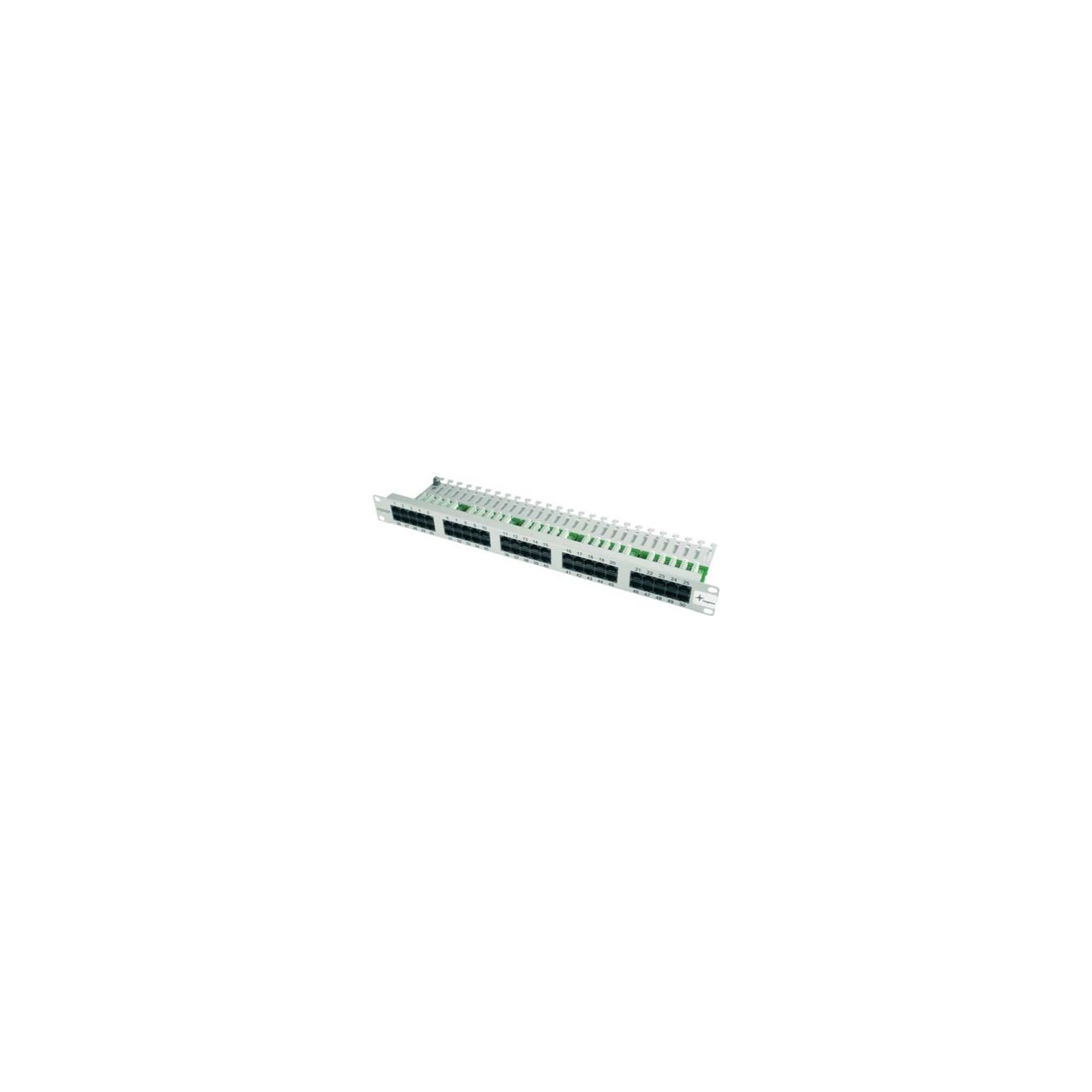 Telegärtner Telegärtner 19" ISDN-Panel 50-Port 1HE, RAL7035 MPPISDN 50-H kurz