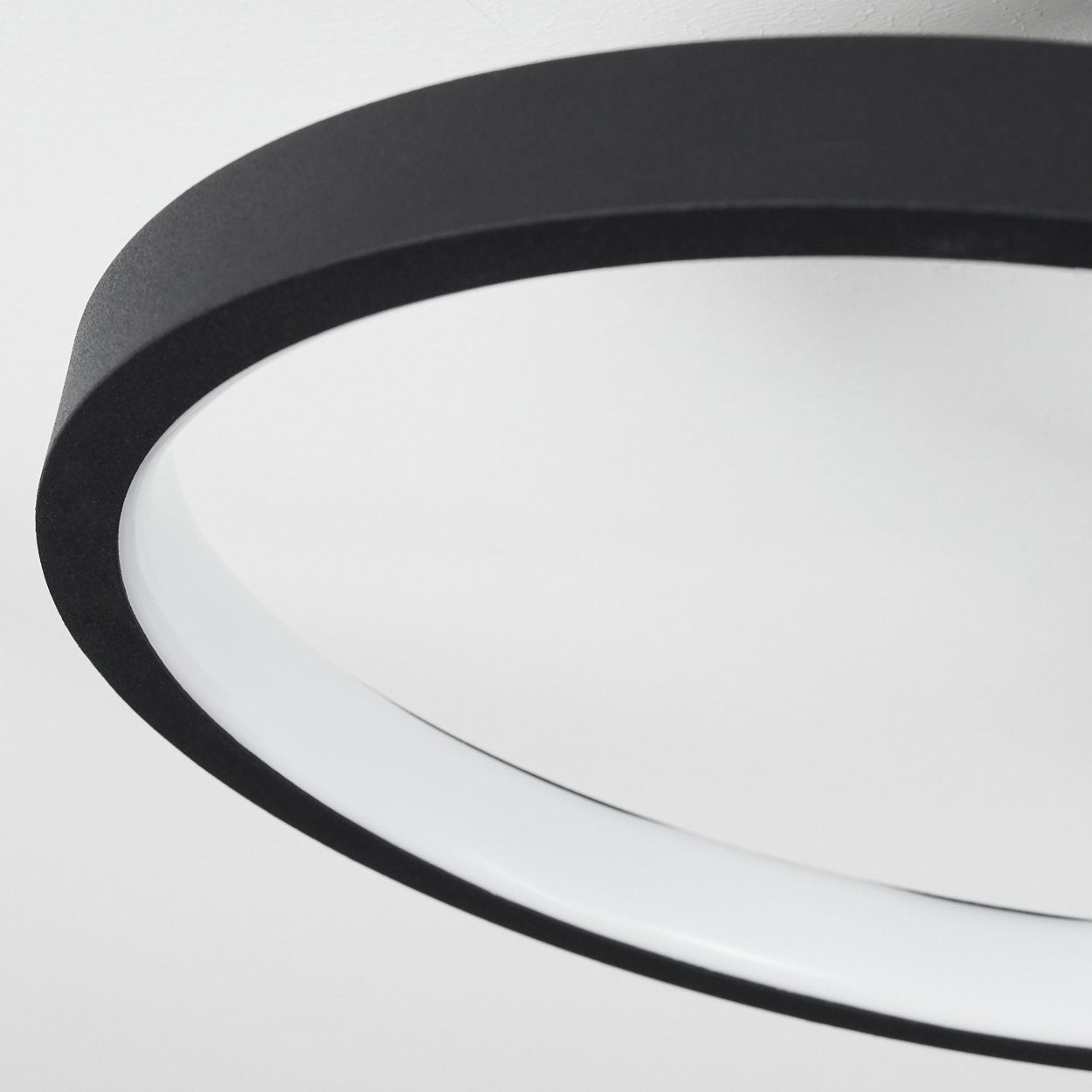 Wandschalter, Deckenlampe Metall/Kunststoff Lumen änderbar »Noci« hofstein LED, dimmbare über in aus 3000 1750 Schwarz/Weiß, dimmbar Deckenleuchte Kelvin,