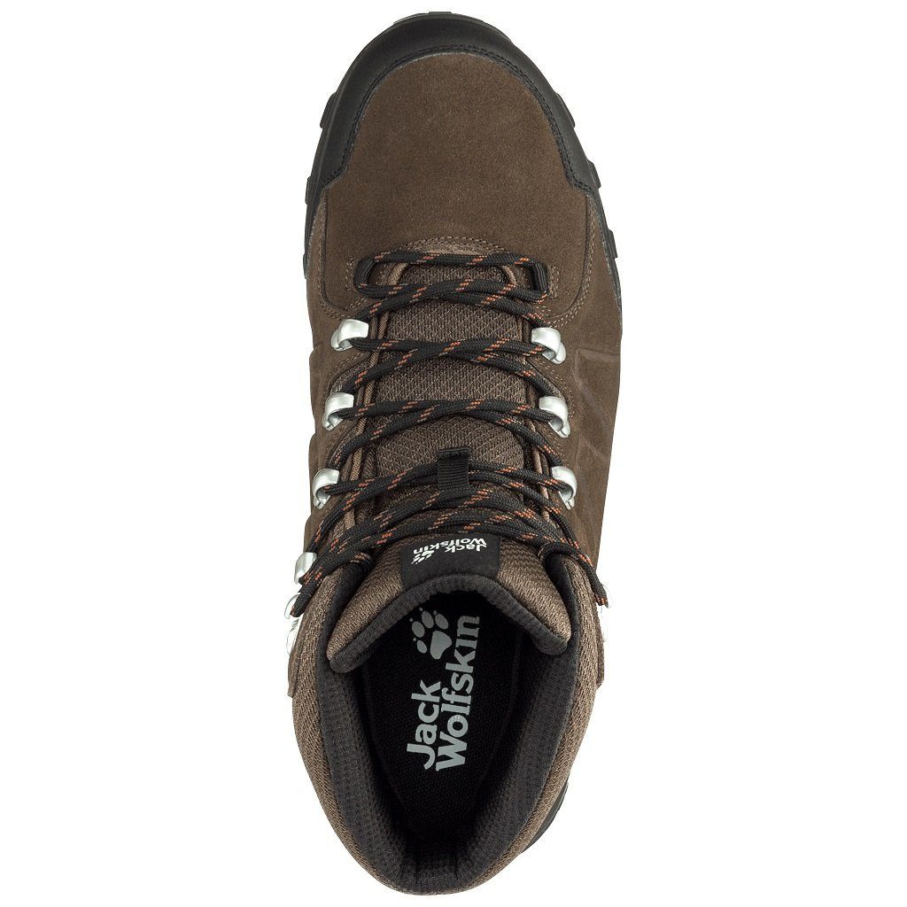 Jack Wolfskin Refugio Mid Texapore (Veloursleder, wasserdicht) braun Herren günstig online kaufen