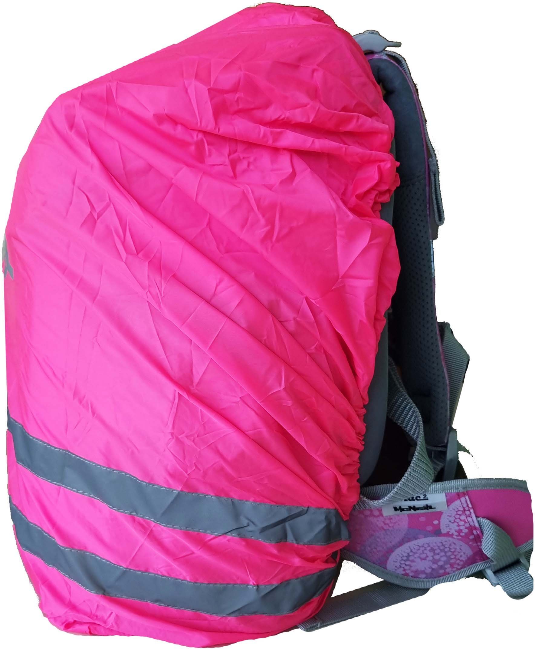 McNeill Rucksack-Regenschutz Regenhaube für McNeill Schulranzen, pink