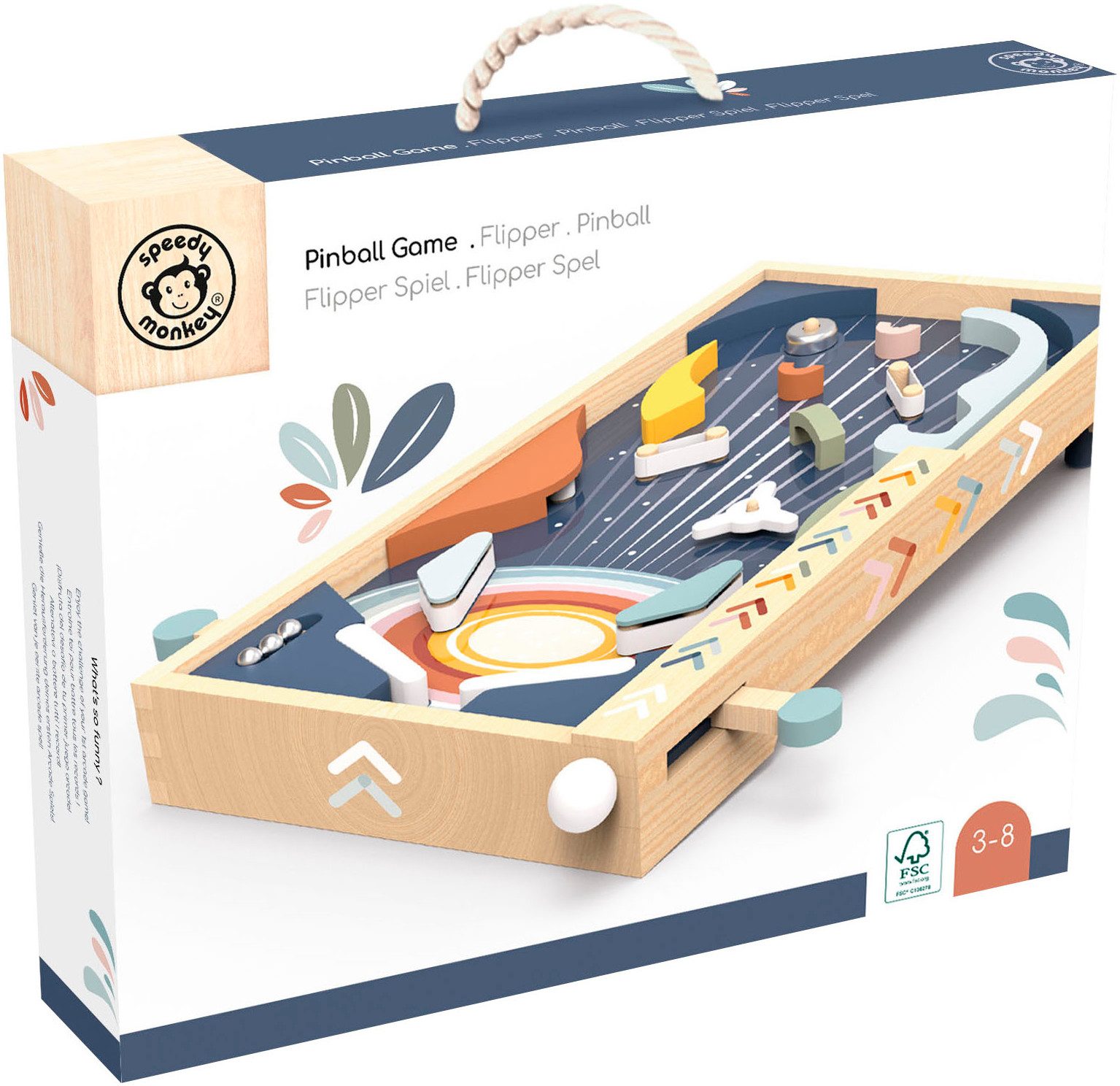 speedy monkey Spiel Flipper, Kinderspiel