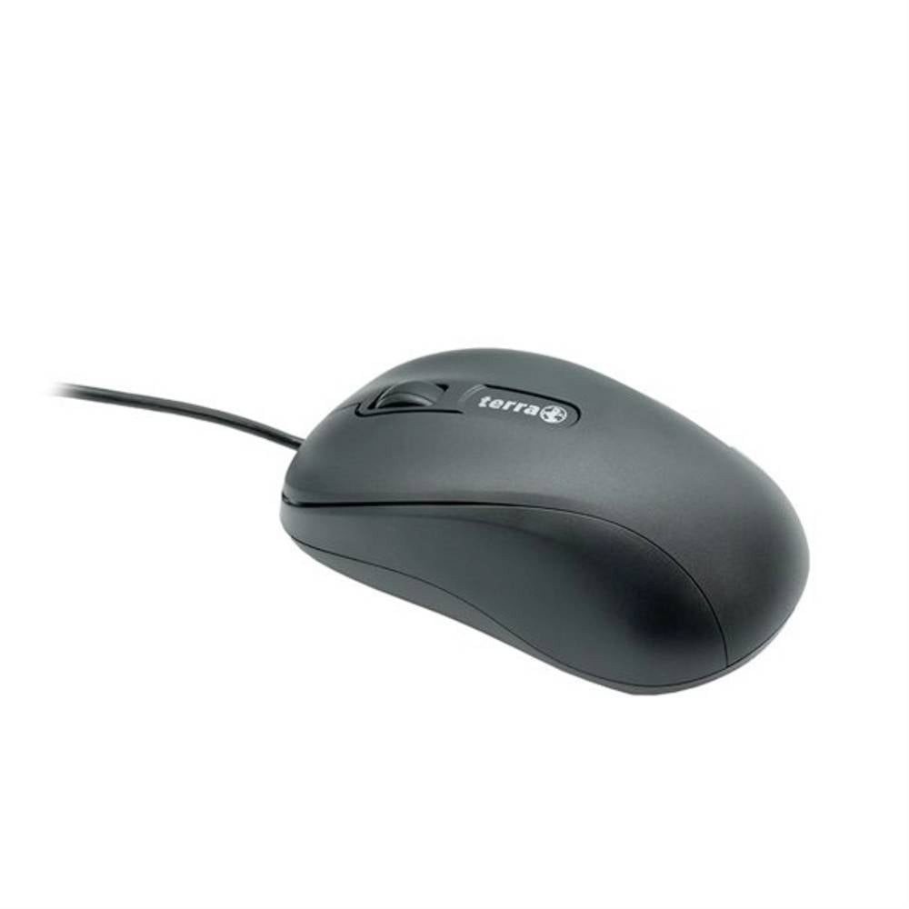 TERRA Mouse 1500 Corded Maus Kabelgebunden Schwarz 3 Tasten 1000 dpi 2920513 Mäuse