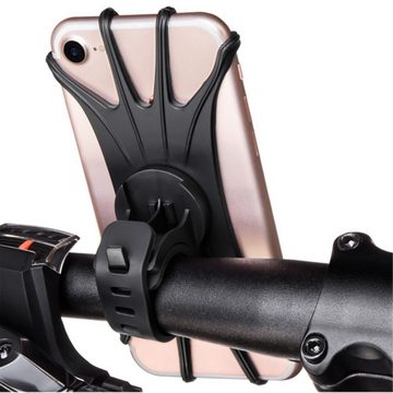 CoverKingz Handy Halterung Fahrrad Universal Fahrradtelefonhalter 4,0 - 6,5 Zoll Smartphone-Halterung