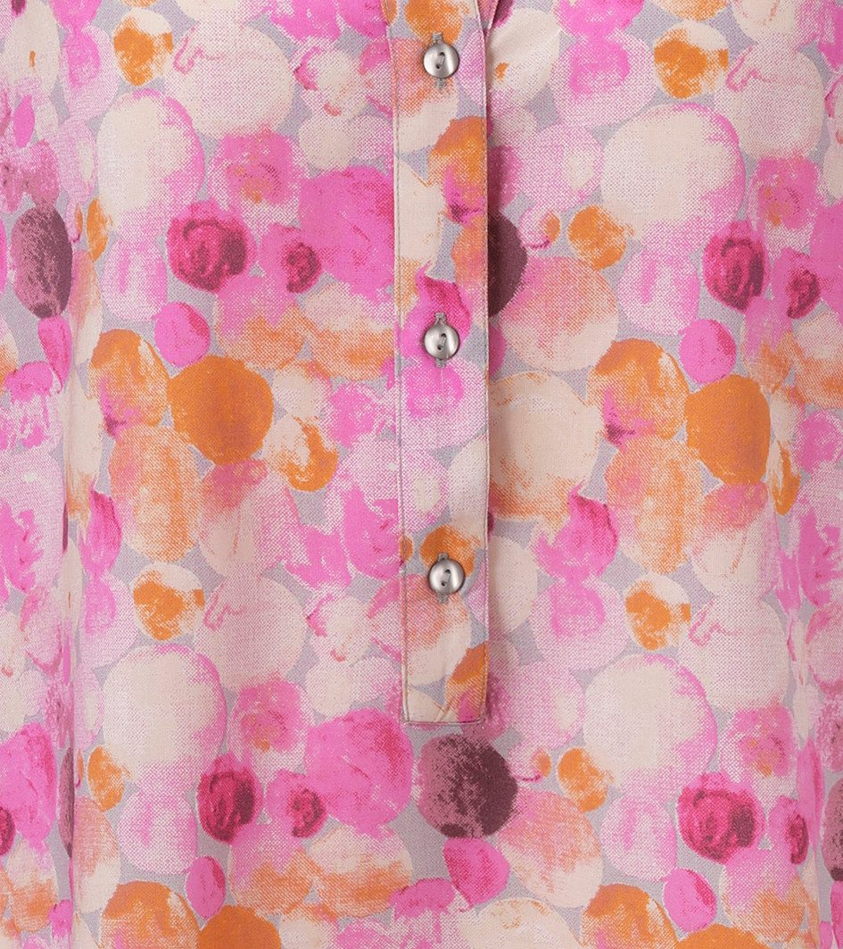 Aniston CASUAL Schlupfbluse mit farbharmonischem, grafischen Druck im Batik-Look
