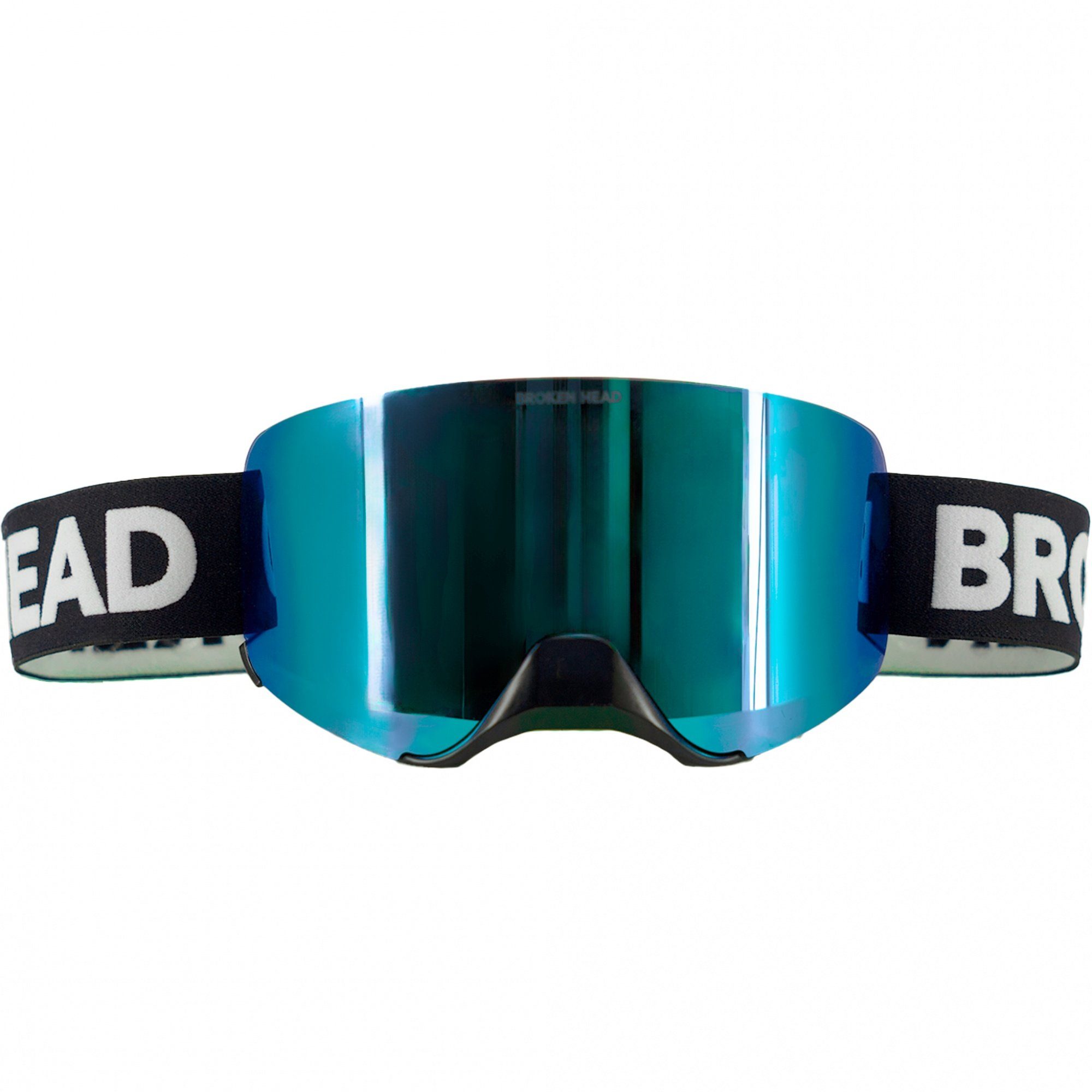 Magnetische MX-Struggler Broken Blau, Gläser Head Motorradbrille