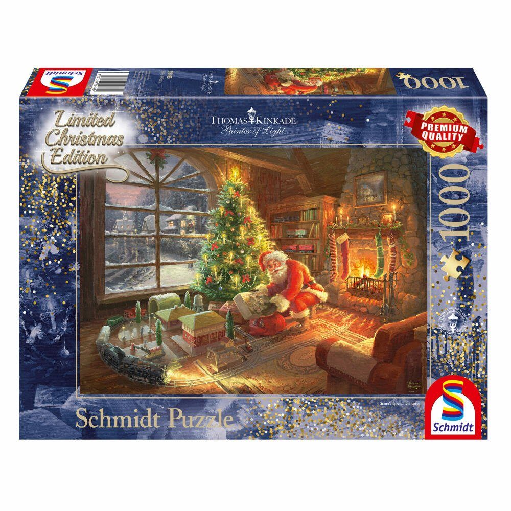 Puzzle Der Weihnachtsmann ist da Limited Edition