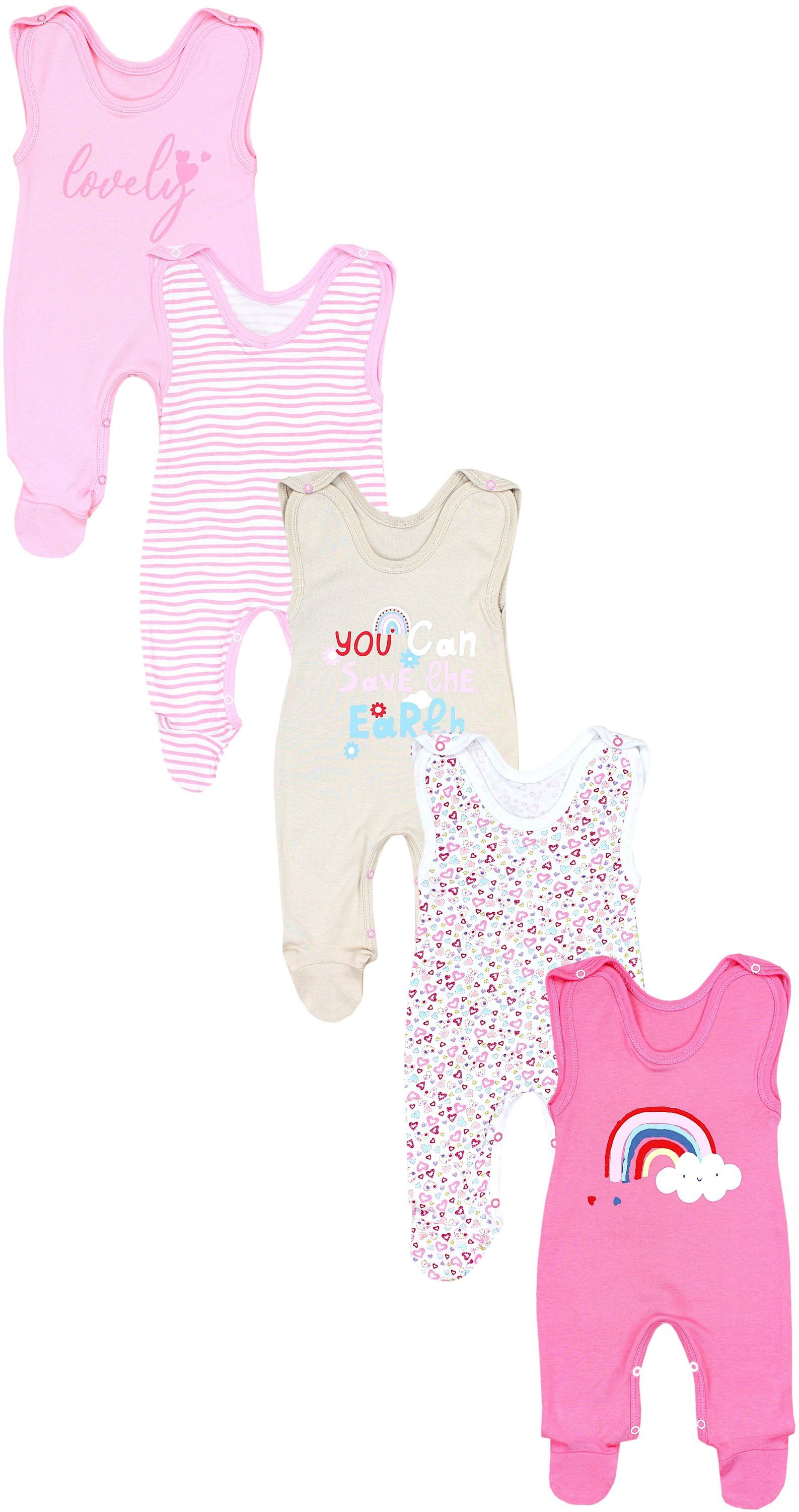 TupTam Повзунки TupTam Baby Unisex Повзунки mit Aufdruck Spruch 5er Pack