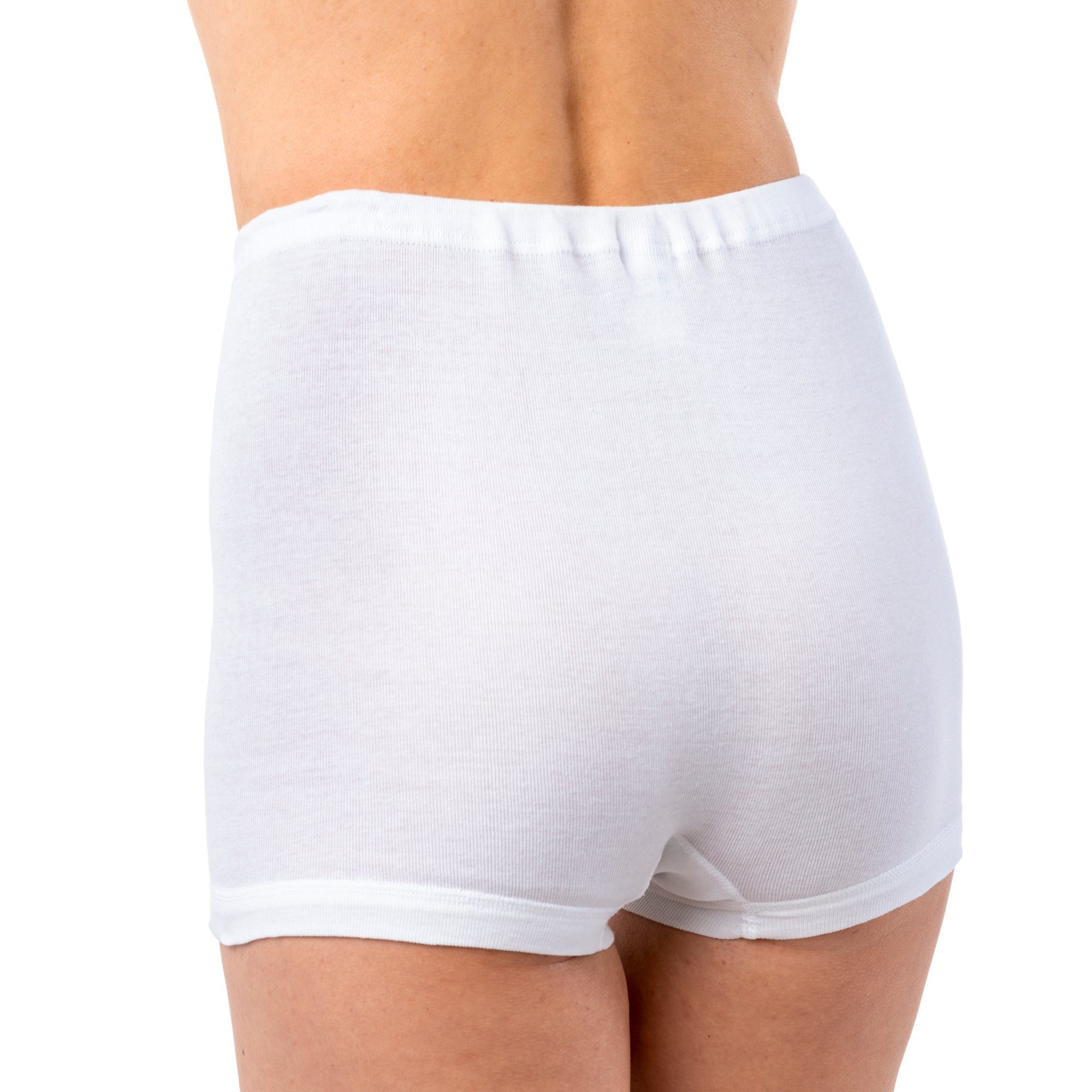 HERMKO Pagenschlüpfer 1650 Pagen Bio-Baumwolle Schlüpfer mit kurzem Bein und Tunnelzug