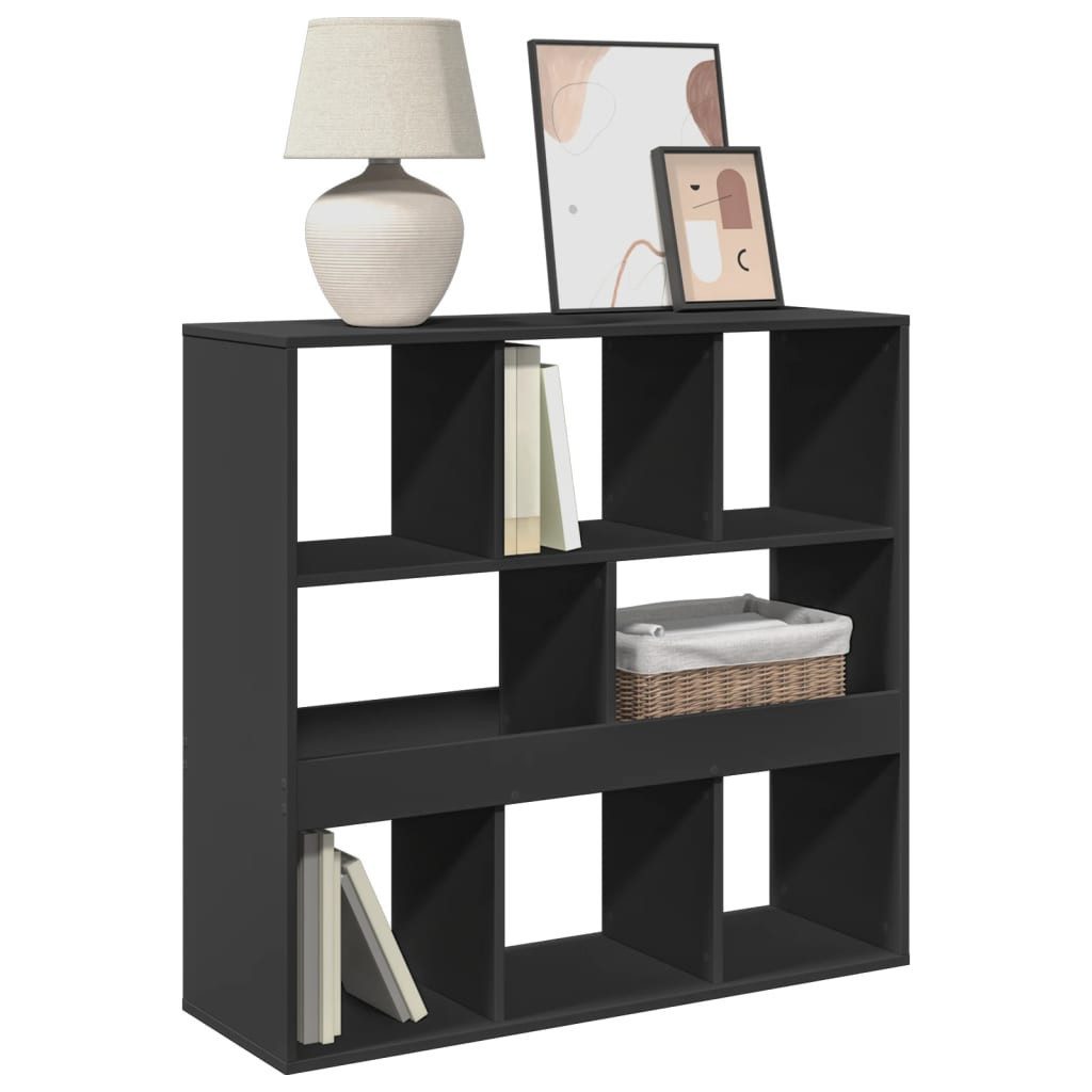 vidaXL Bücherregal Raumteiler Schwarz 100x33x94,5 cm günstig online kaufen