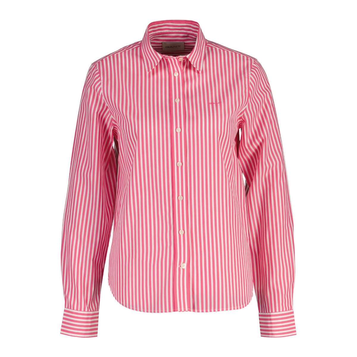 Gant Langarmbluse 4300214 Damen Bluse mit verstellbaren Manschetten aus Baumwollpopeline