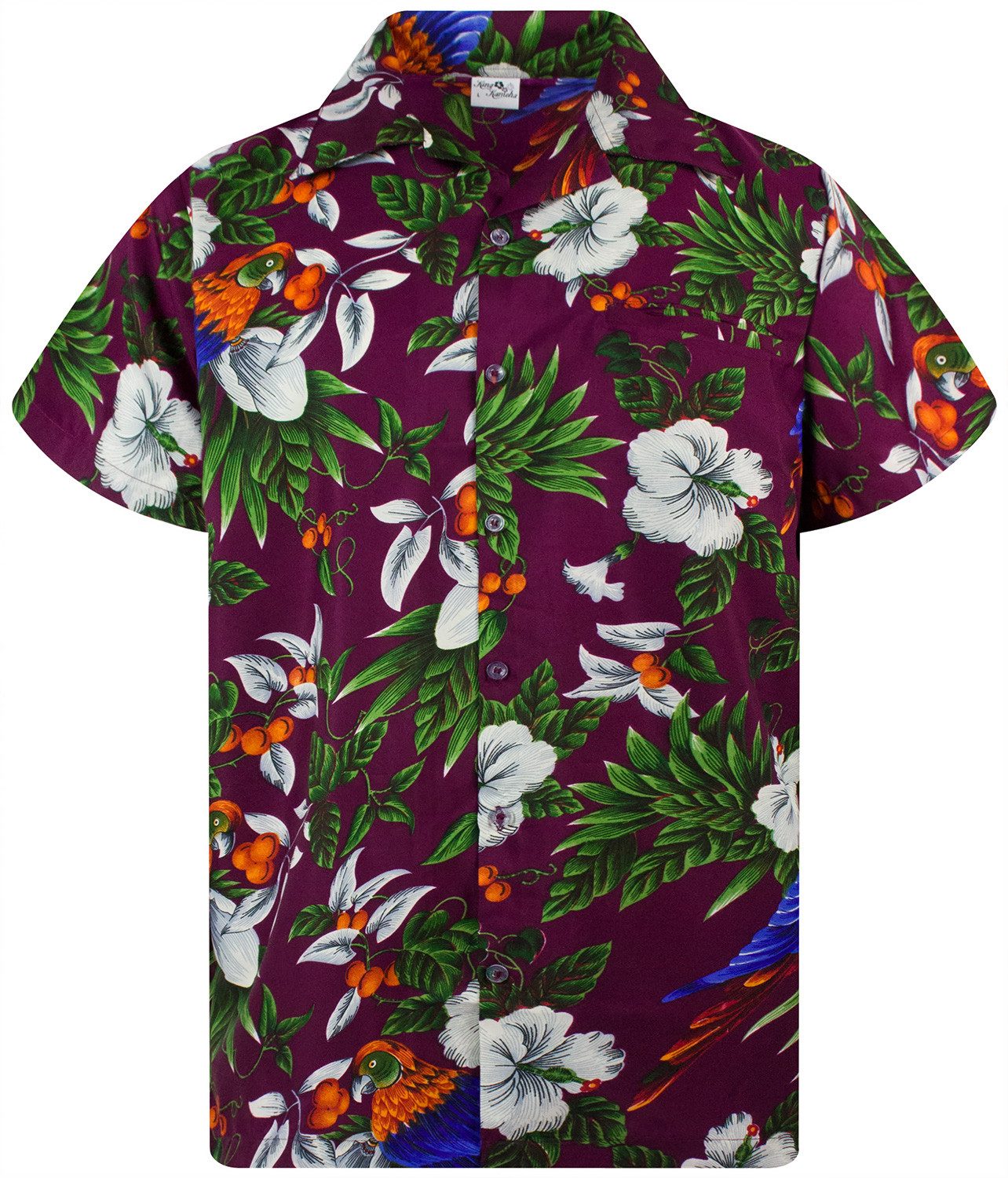 King Kameha Hawaiihemd Cherry Parrot Funky günstig online kaufen