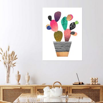 Posterlounge Poster Elisabeth Fredriksson, Happy Cactus, Esszimmer Skandinavisch Illustration