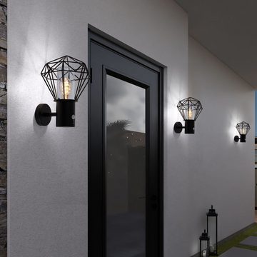 etc-shop Außen-Wandleuchte, Leuchtmittel nicht inklusive, Außenbeleuchtung Wandleuchte Wandlampe