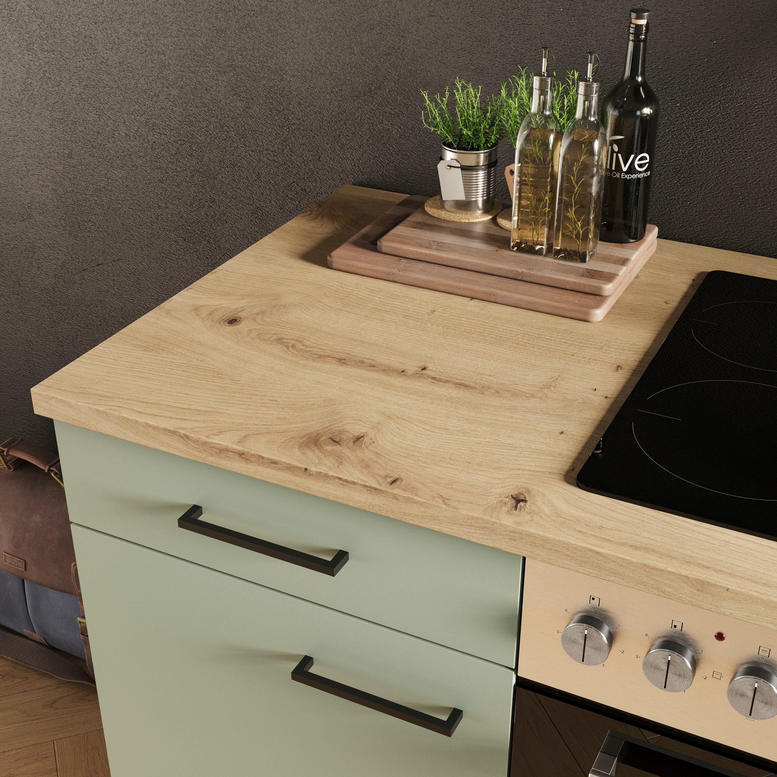 Flex-Well Herdumbauschrank Cara (1-St) (B x H x T) 60 x 85 x 60 cm, mit Nische für Standard-Einbauherd