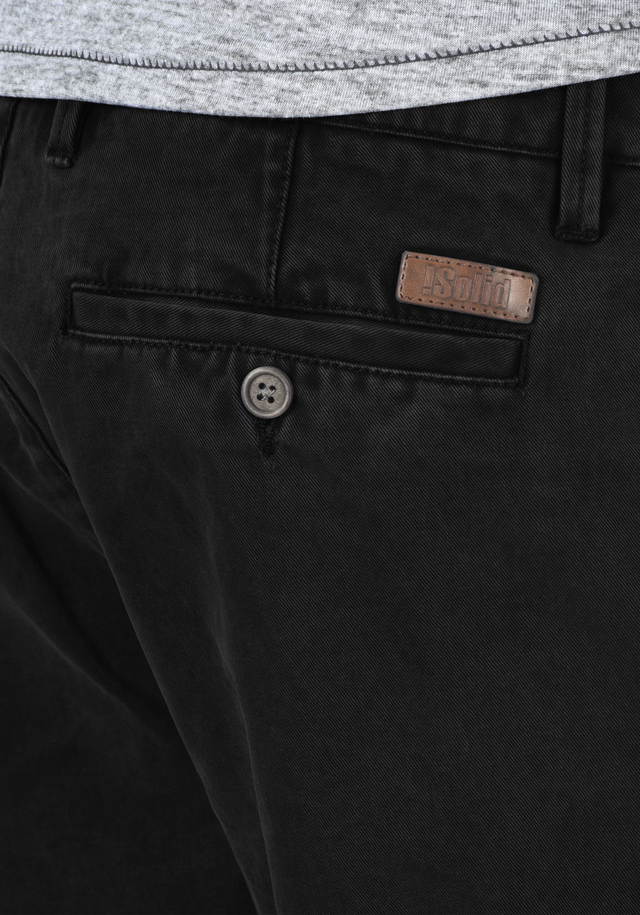 !Solid Chinoshorts SDPinhel Kurze Hose mit knöpfbarer Gesäßtasche – Bild 4 von 5