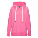 Elbsand Kapuzensweatshirt Svana mit Logoprint, bequemer Hoodie, seitliche Schlitze