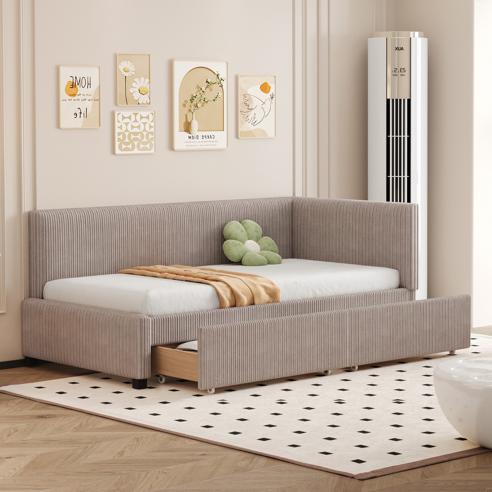 SOFTWEARY Schlafsofa, mit Bettfunktion, Lattenrost und günstig online kaufen