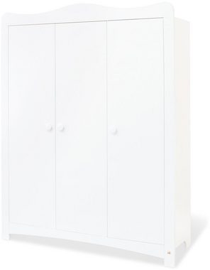 Pinolino® Babyzimmer-Komplettset Florentina, (Set, 3-St., Kinderbett, Schrank, Wickelkommode), breit groß; mit Kinderbett, Schrank und Wickelkommode; Made in Europe