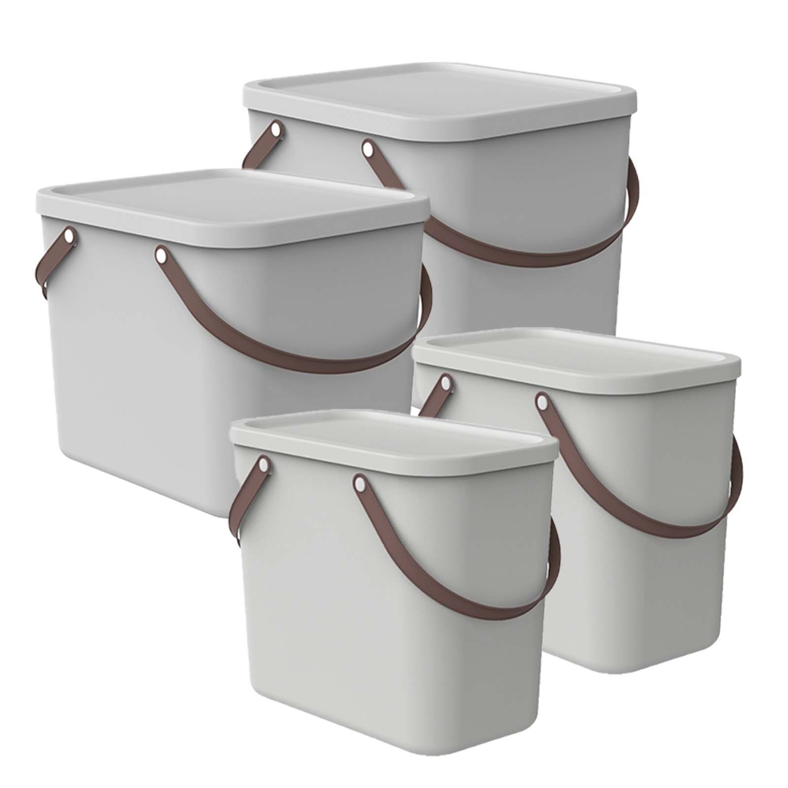 Aufbewahrungsbox 4er-Set Aufbewahrungsbox 2x40l +2x25l